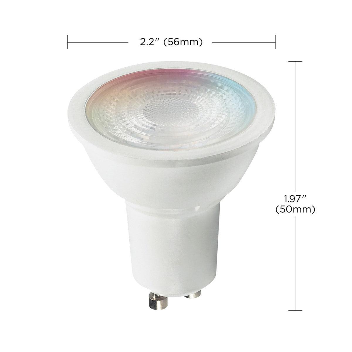 Starfish MR16 Wi-Fi Smart LED Bulb, 5.5 Watts, 385 Lumens, 2700K-5000K, RGB And Tunable White