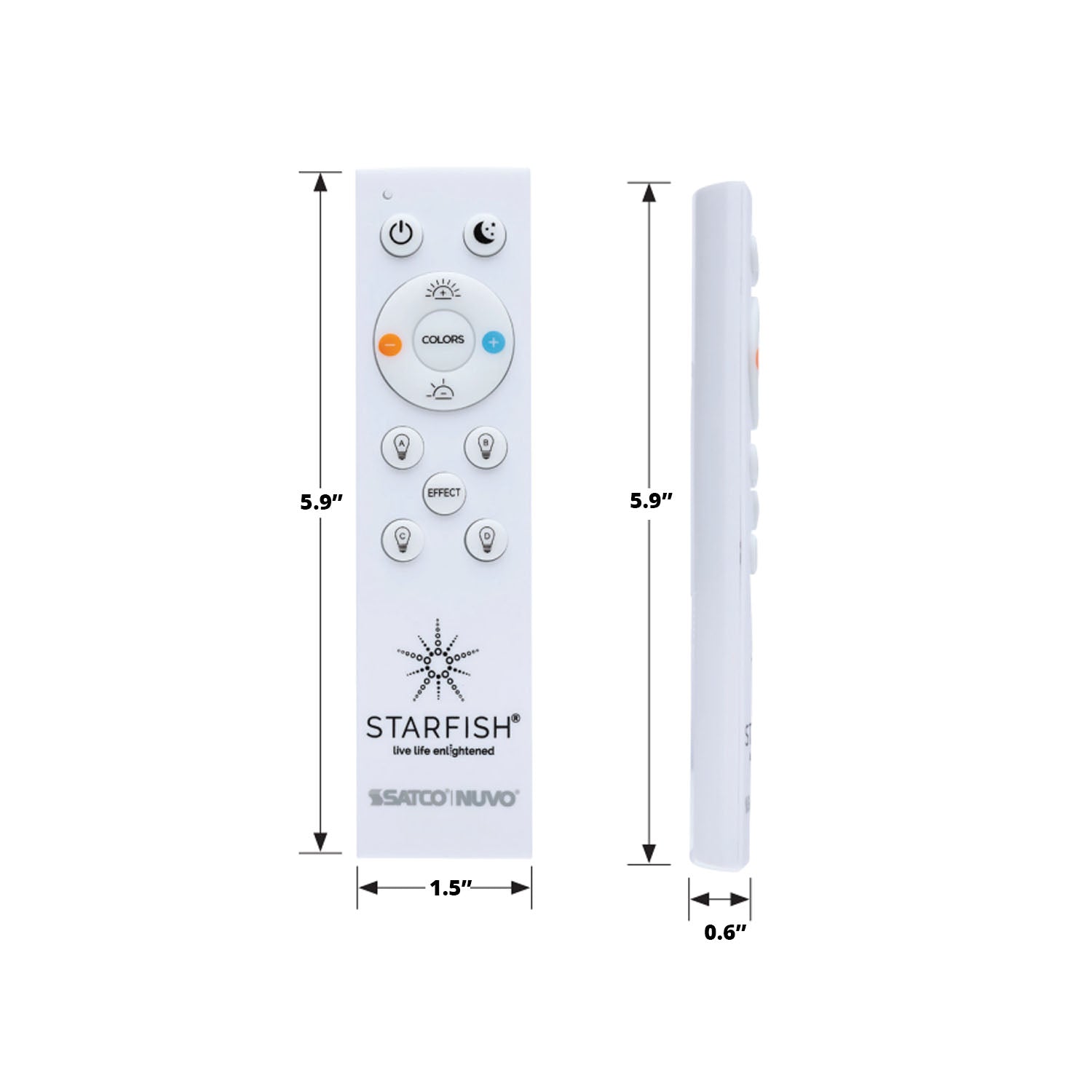 Programmable Remote for Starfish Lighting - Bees Lighting