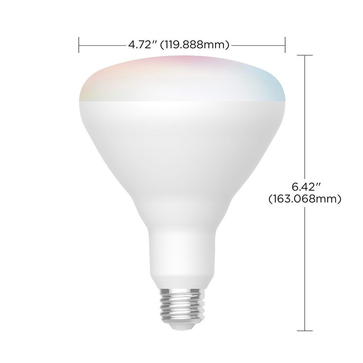 Starfish BR40 Wi-Fi Smart LED Bulb, 12 Watts, 960 Lumens, 2700K-5000K, RGB And Tunable White