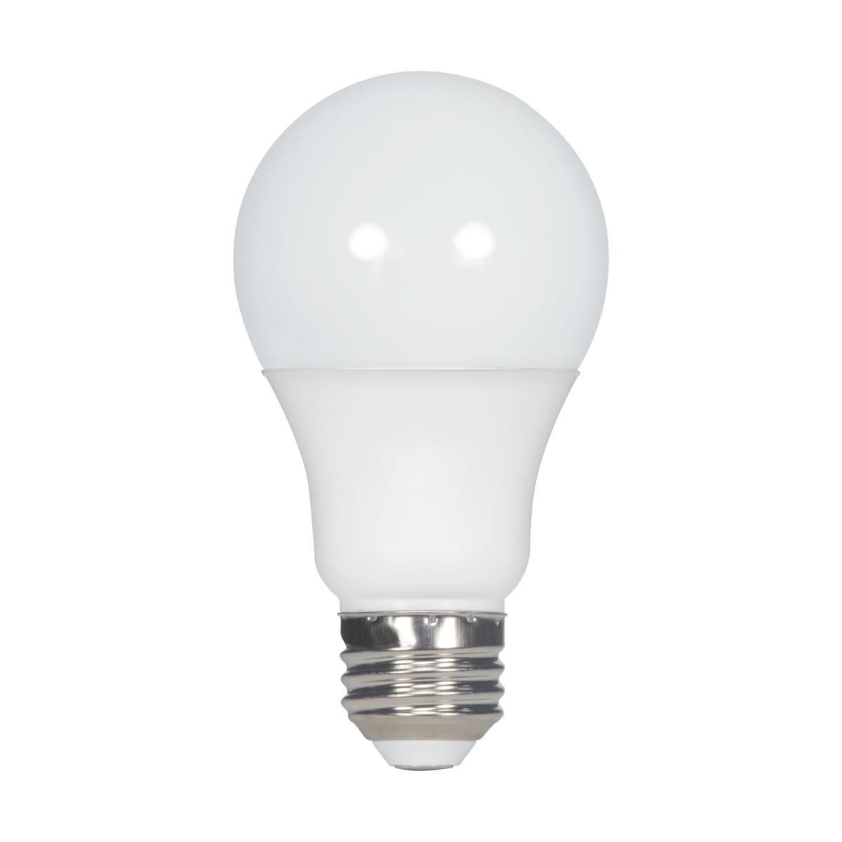 A19 LED Bulb, 60W Equivalent, 10 Watt, 760 Lumens, 3000K, E26 Medium Base, Frosted Finish, Pack Of 10 - Bees Lighting