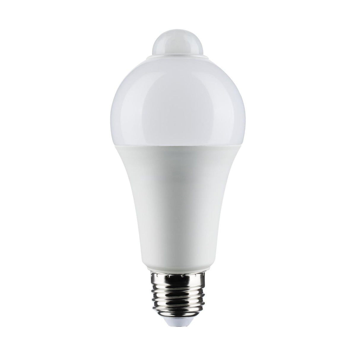 A19 LED Bulb, 12 Watt, 1050 Lumens, 3000K, E26 Medium Base, Frosted Finish, PIR Sensor