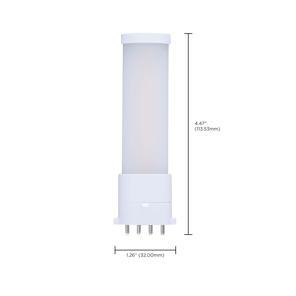 4 Pin PLL LED Bulb, 4W, 410 Lumens, Ballast Bypass, 27K|30K|35K|40K , 2G7 Base