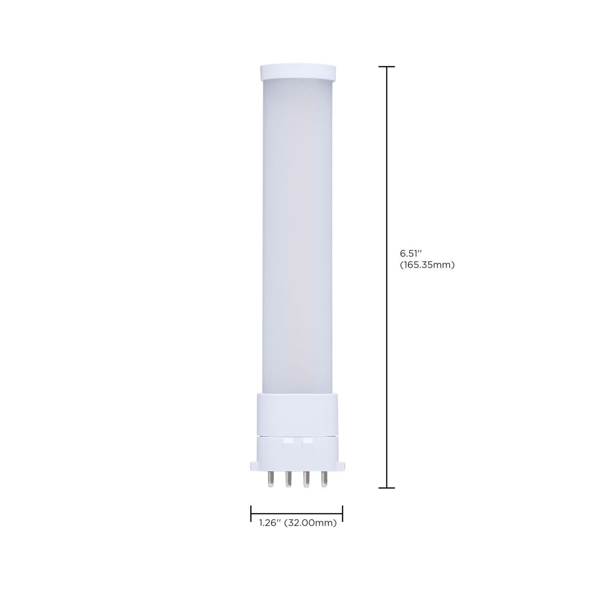 4 Pin PLL LED Bulb, 6W, 650 Lumens, Ballast Bypass, 27K|30K|35K|40K, 2GX7 Base
