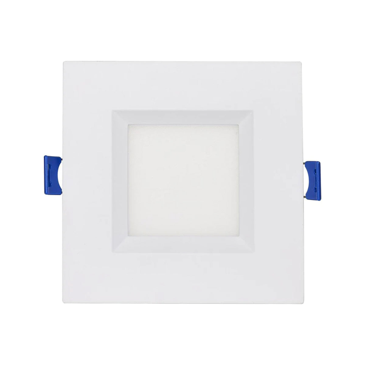 Satco Starfish, Smooth Baffle, 4 inch, Square Smart Canless LED Recessed Light, 9 Watt, 540 Lumens, Selectable CCT 2000K to 5000K RGB/Tunable White
