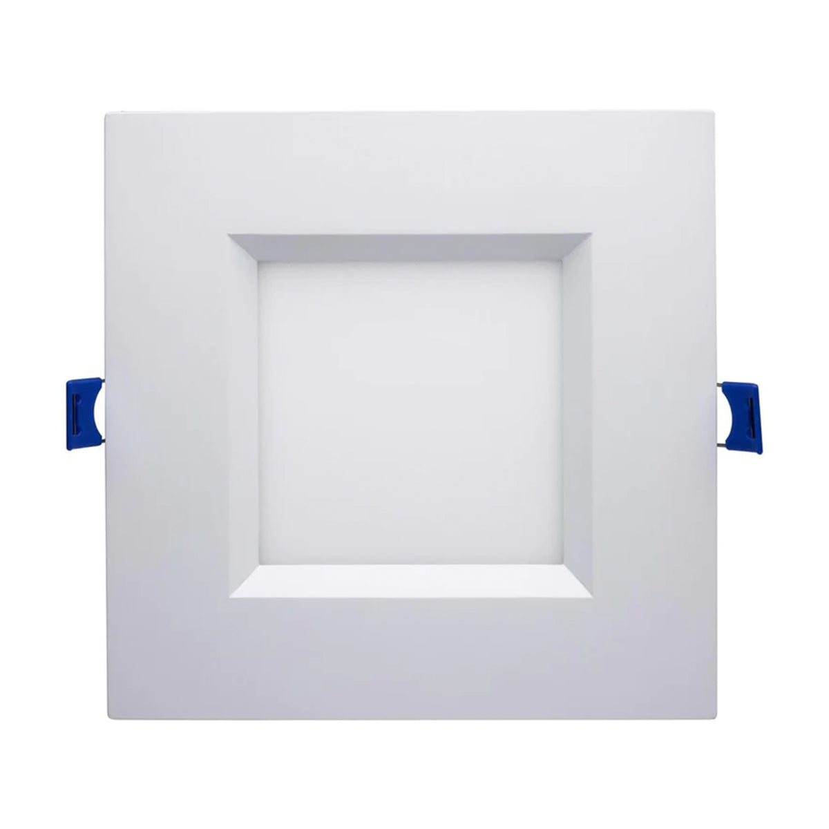 Satco Starfish, Smooth Baffle, 6 inch, Square Smart Canless LED Recessed Light, 12 Watt, 750 Lumens, Selectable CCT 2000K to 5000K RGB/Tunable White