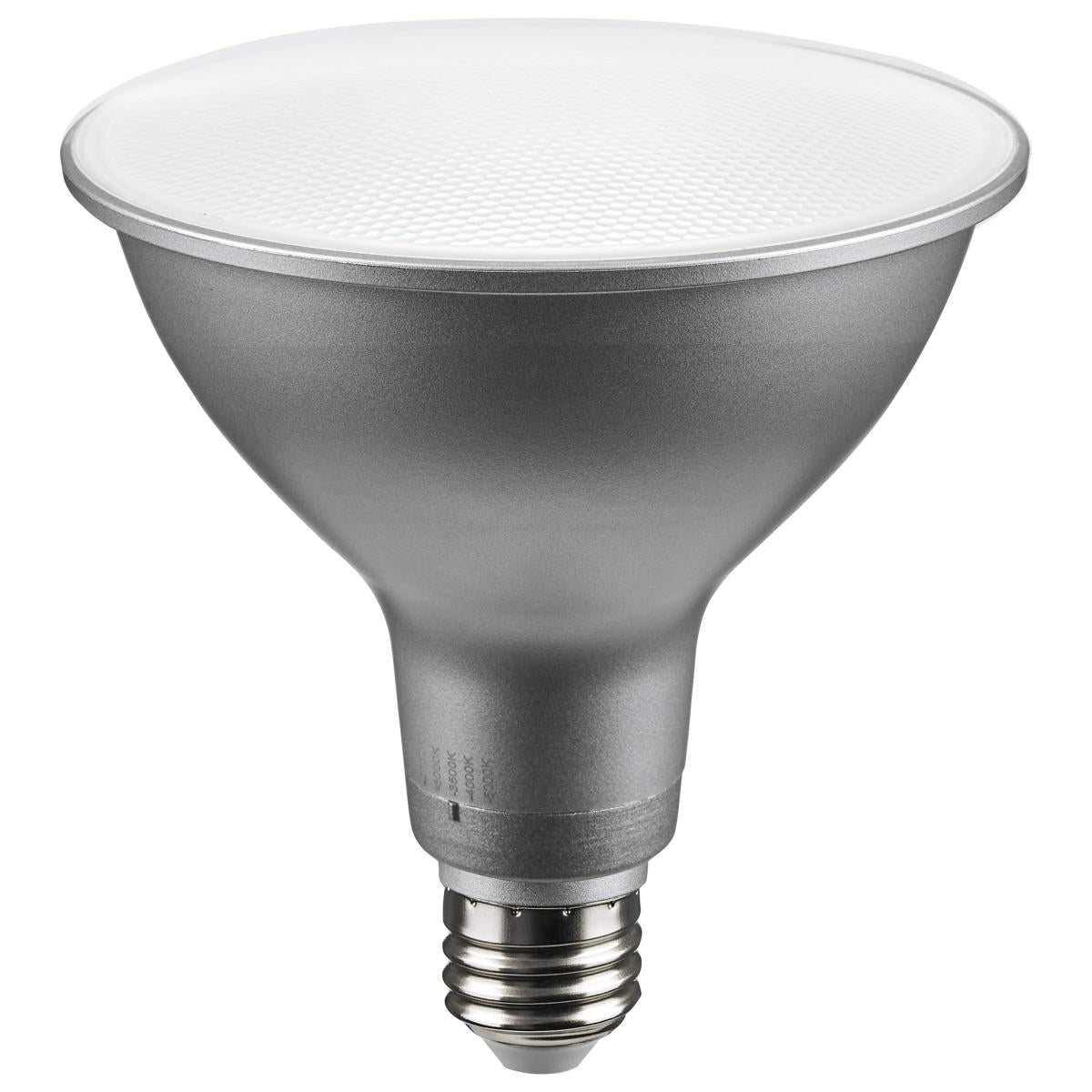 PAR38 Reflector LED Bulb, 13 Watt, 1200 Lumens, Selectable CCT 2700K to 5000K, E26 Medium Base, 60 Deg. Wide Flood