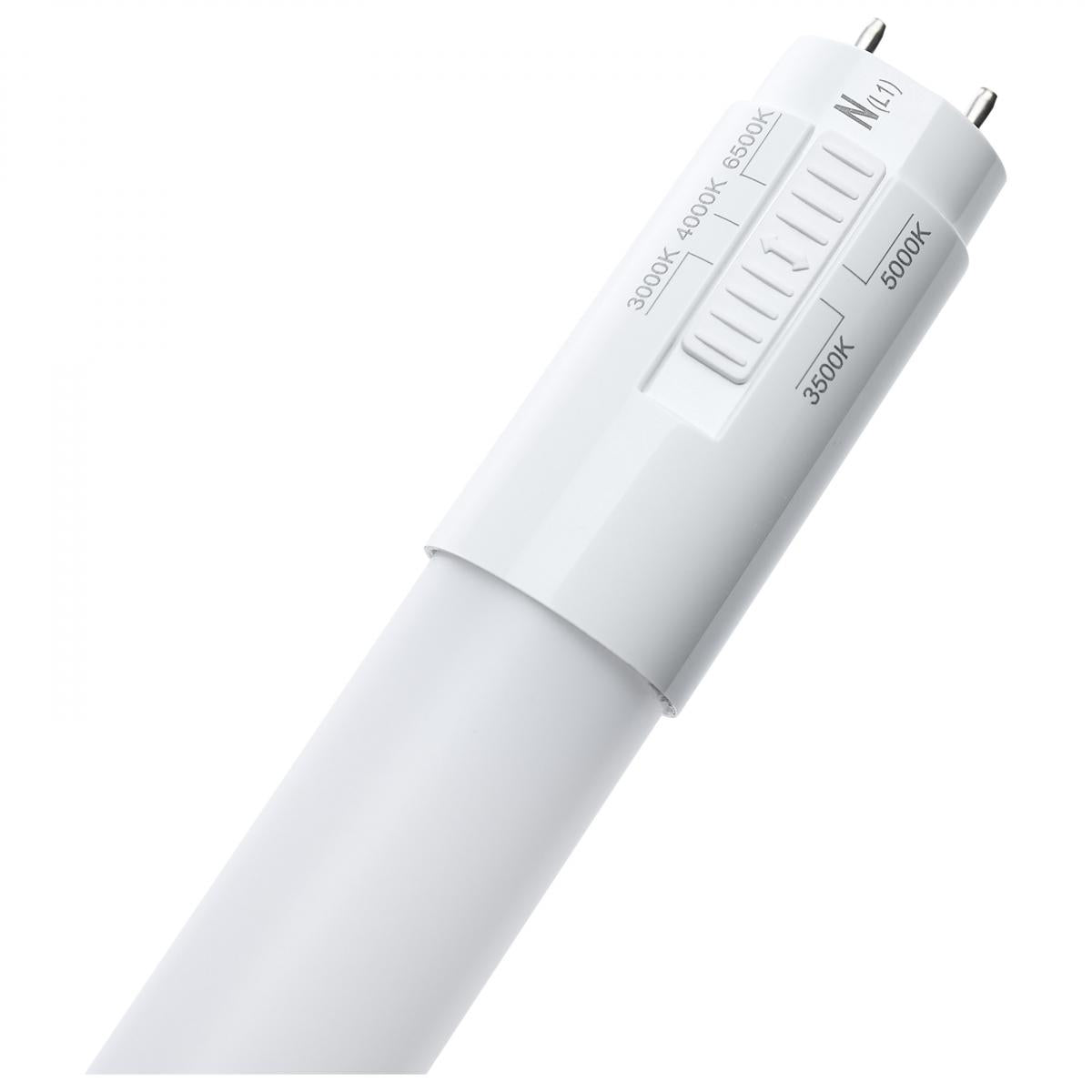 4ft Flicker Free LED T8 Tube, 18.5W, 2600lm, 30K to 65K, Ballast Bypass, 4-Pack - Bees Lighting