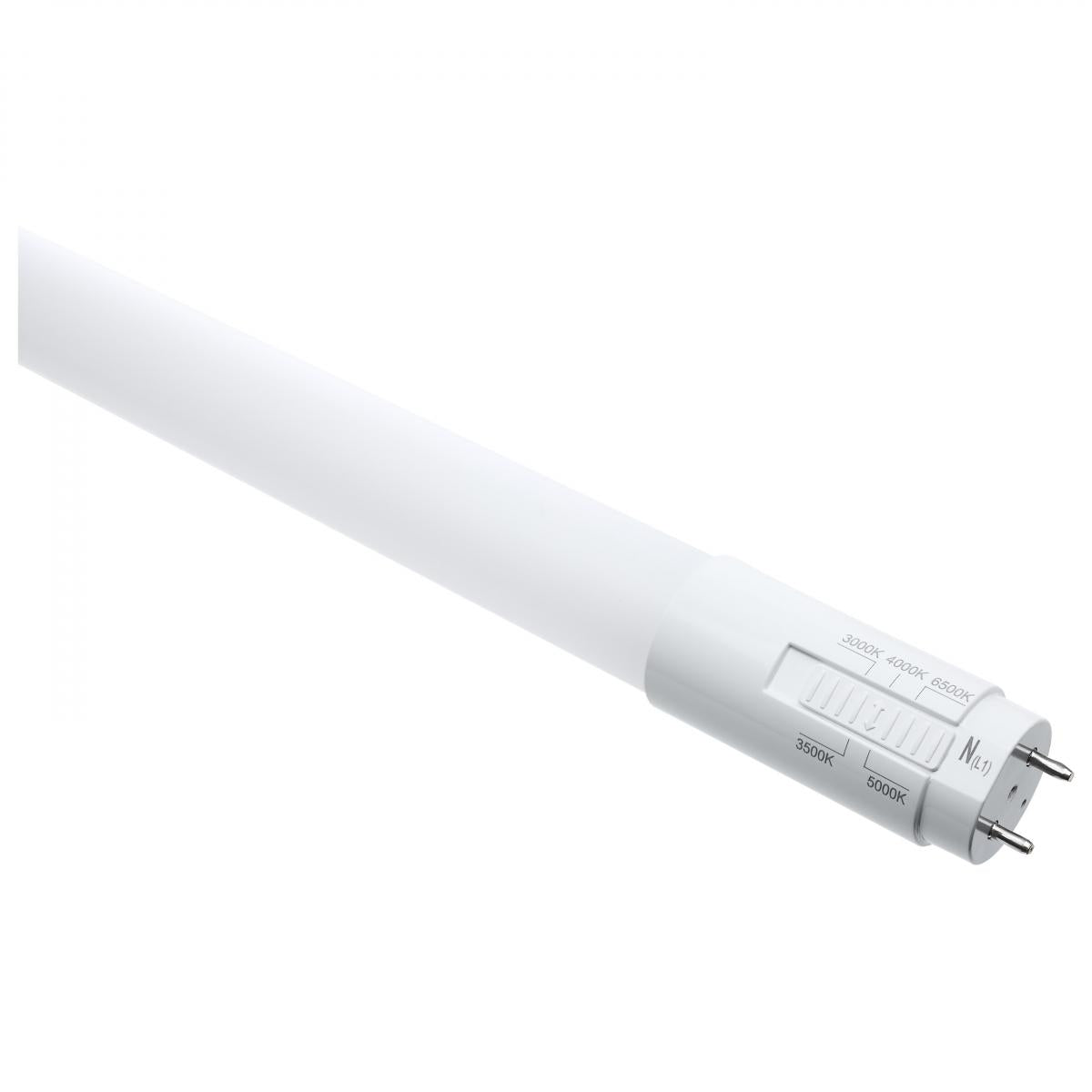 4ft Flicker Free LED T8 Tube, 18.5W, 2600lm, 30K to 65K, Ballast Bypass, 4-Pack - Bees Lighting