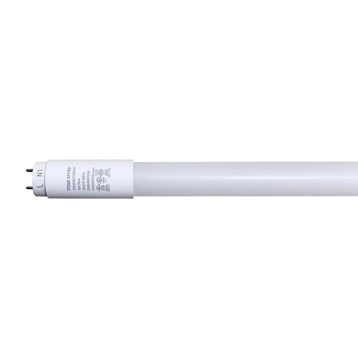 4ft T8 LED Bulb, 15 Watts, 2200 Lumens, 35K|40K|50K, Type A+B, Single|Dual End - Bees Lighting