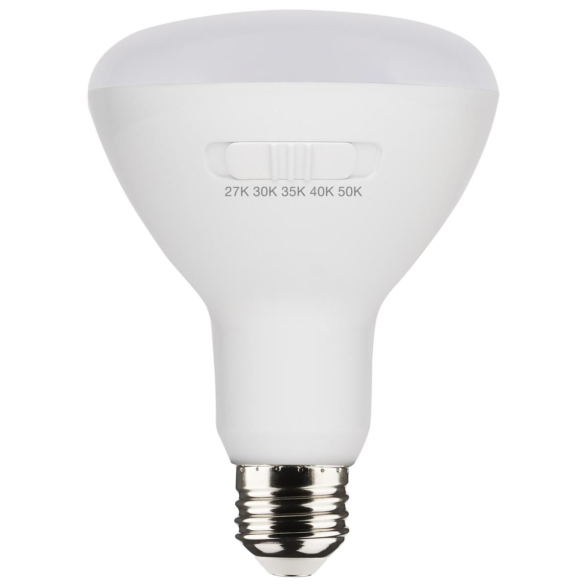 R30/BR30 Reflector LED Bulb, 9 Watt, 700 Lumens, Selectable CCT 2700K to 5000K, E26 Medium Base, 100 Deg. Flood (Case of 6)