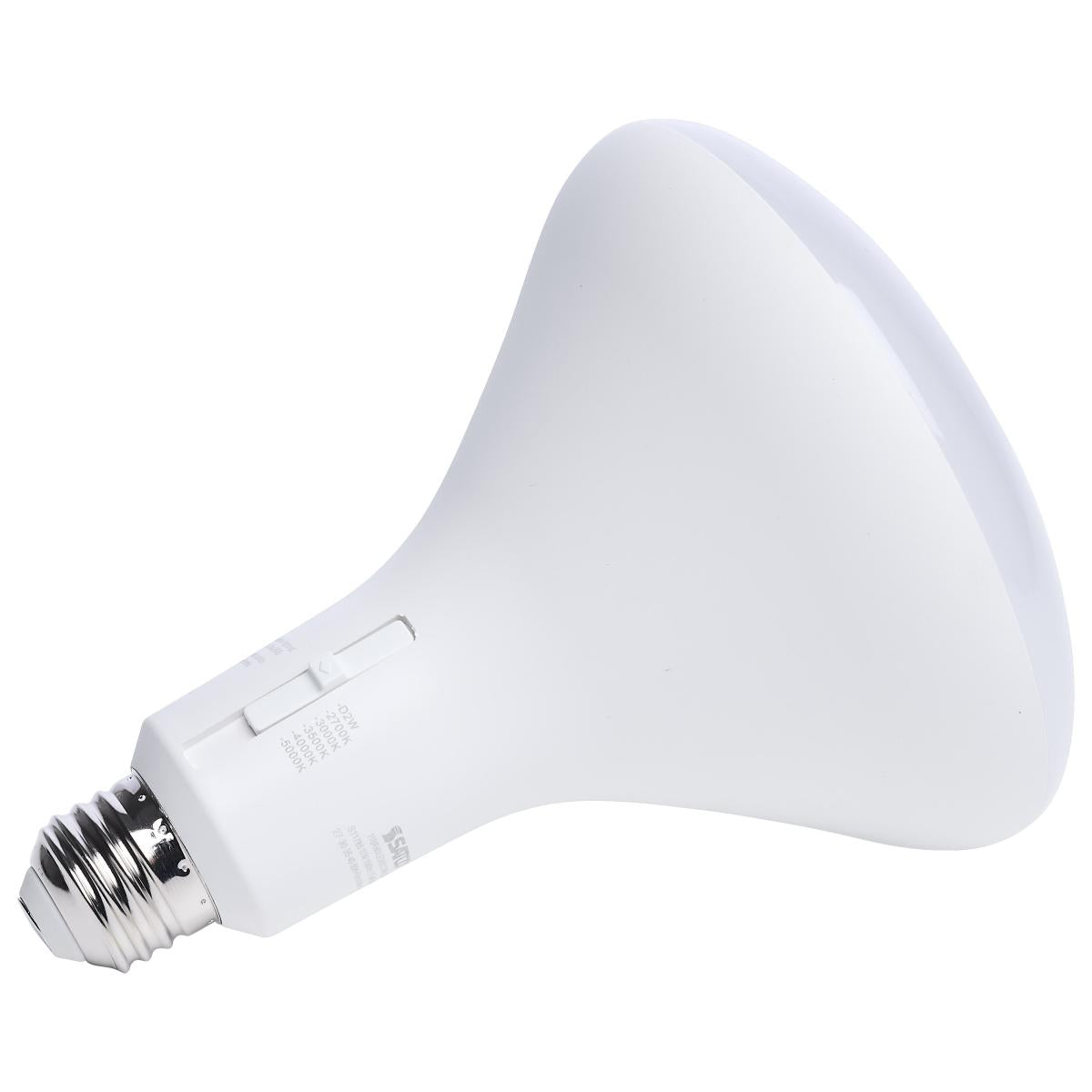 R40/BR40 LED Bulb, 11 Watts, 1080 Lumens, Dim to Warm & CCT Selectable, E26 Medium Base, 120° Flood