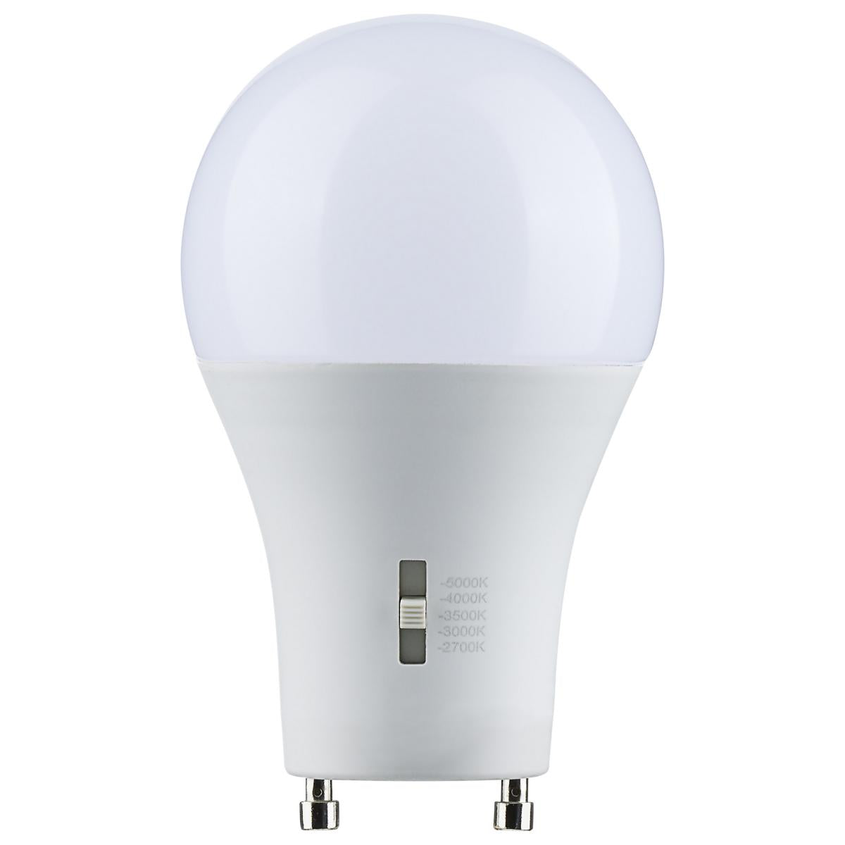 Satco|Nuvo A19 LED Bulb, Selectable CCT 2700K to 5000K - Bees Lighting