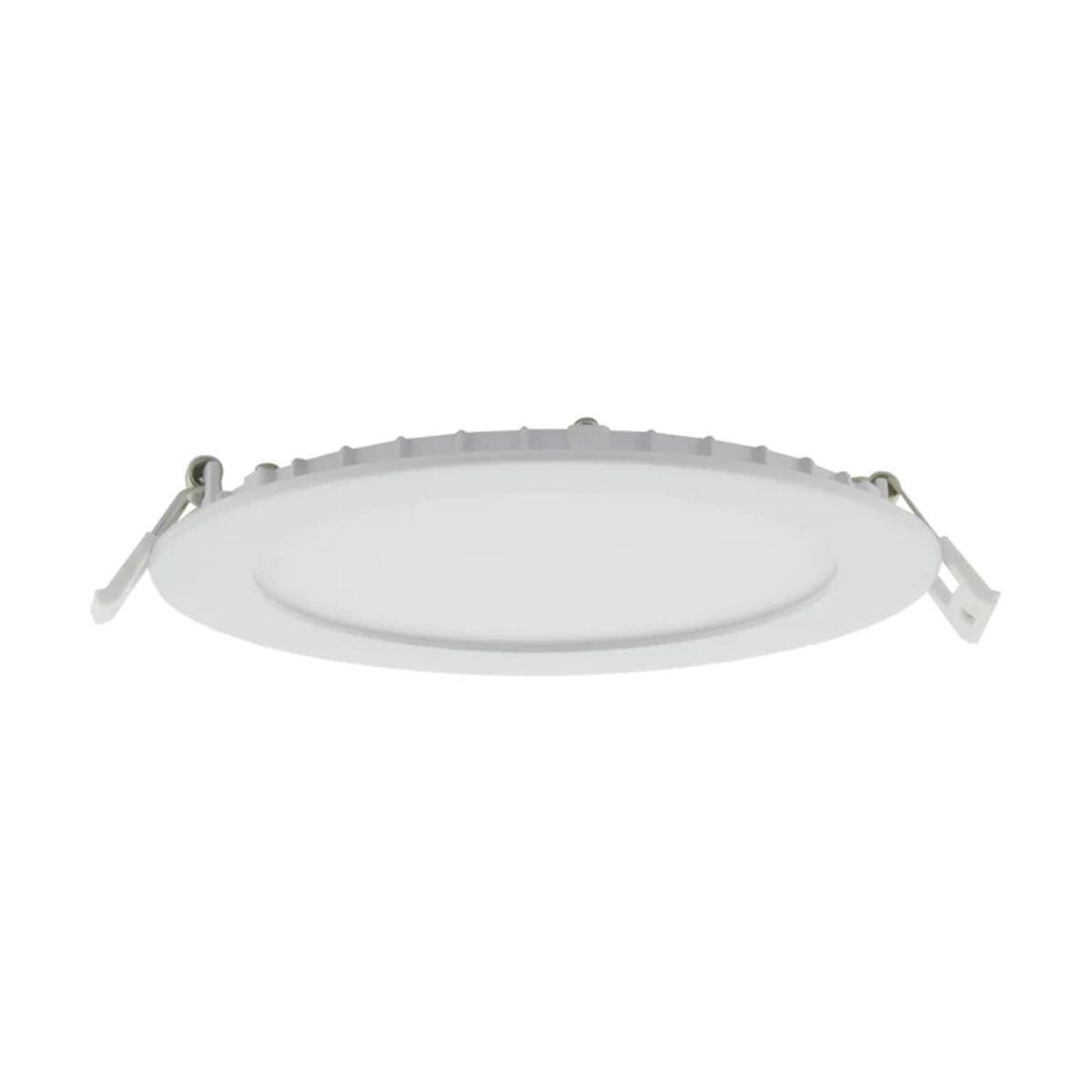 6 Inch Ultra Slim Canless LED Recessed Light, Round, 12 Watt, 900 Lumens, Selectable CCT, 2700K to 5000K, Remote Driver
