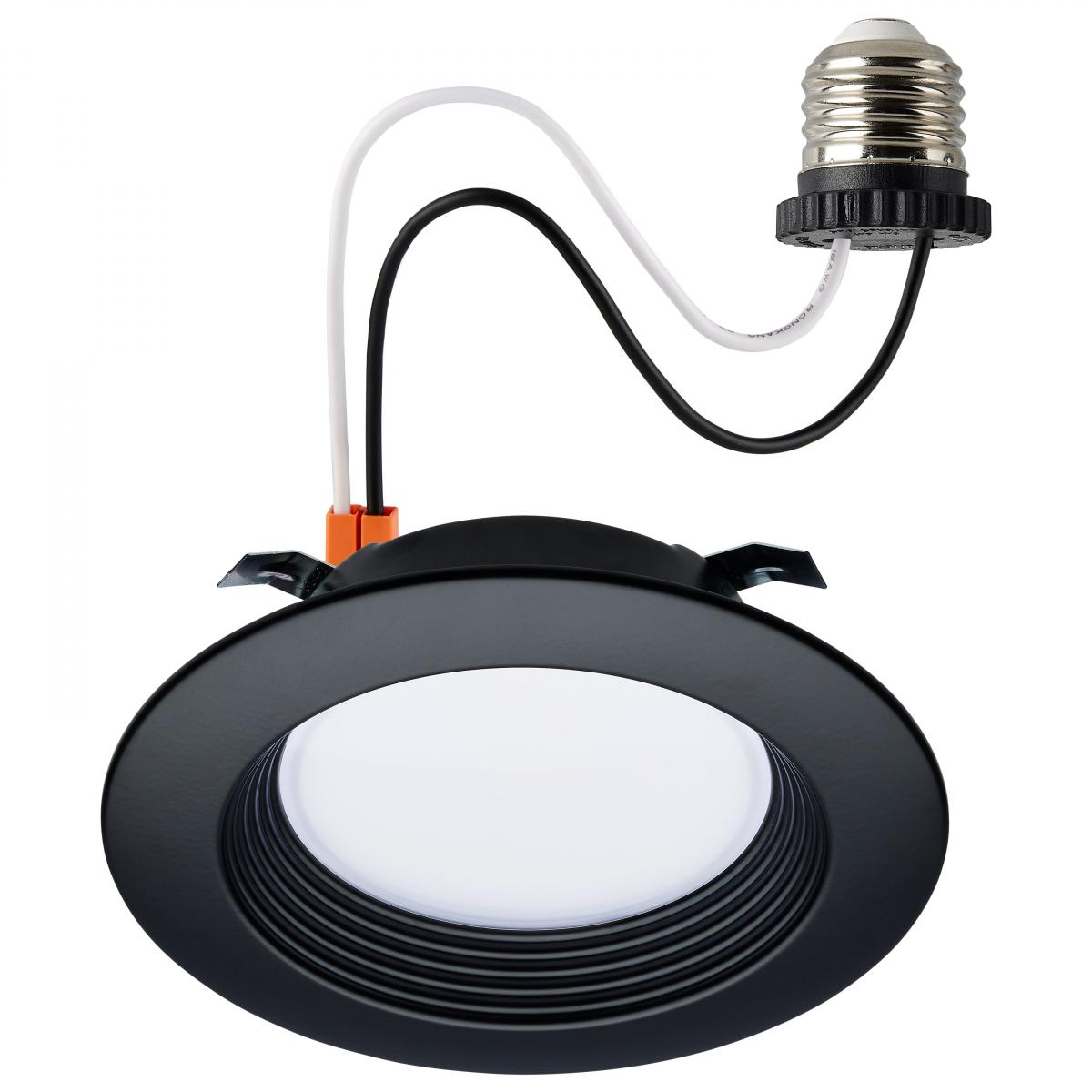 Satco|Nuvo 4" Stepped Baffle LED Retrofit Downlight - Bees Lighting
