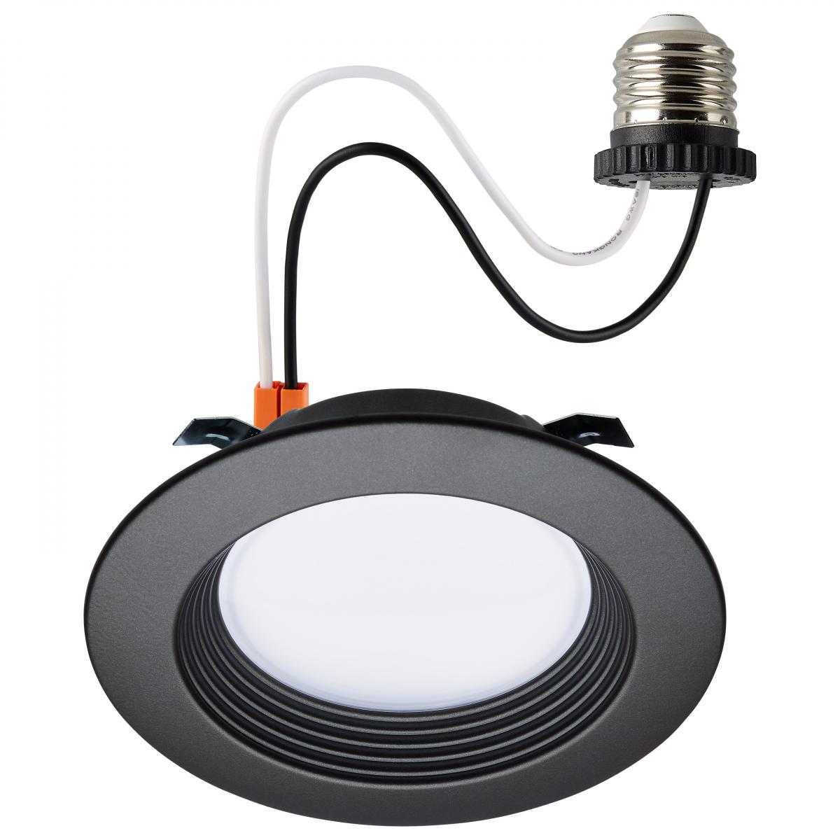 Satco|Nuvo 4" Stepped Baffle LED Retrofit Downlight - Bees Lighting