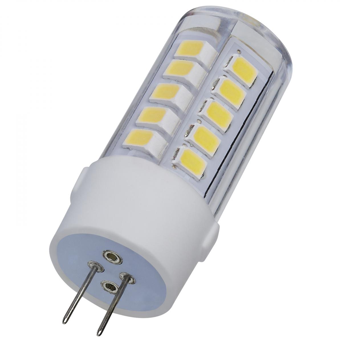 T6 Mini LED Bulb, 4.5 Watts, 430 Lumens, 5000K, G4 Base, Clear Finish, 12V - Bees Lighting