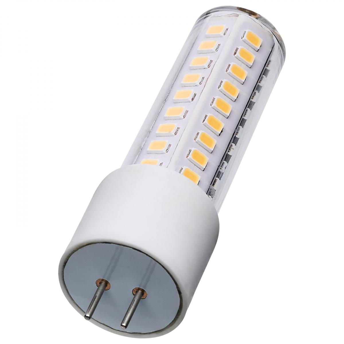 T6 Mini LED Bulb, 6.5 Watts, 650 Lumens, 3000K, GY6.35 Base, Clear Finish, 12V - Bees Lighting