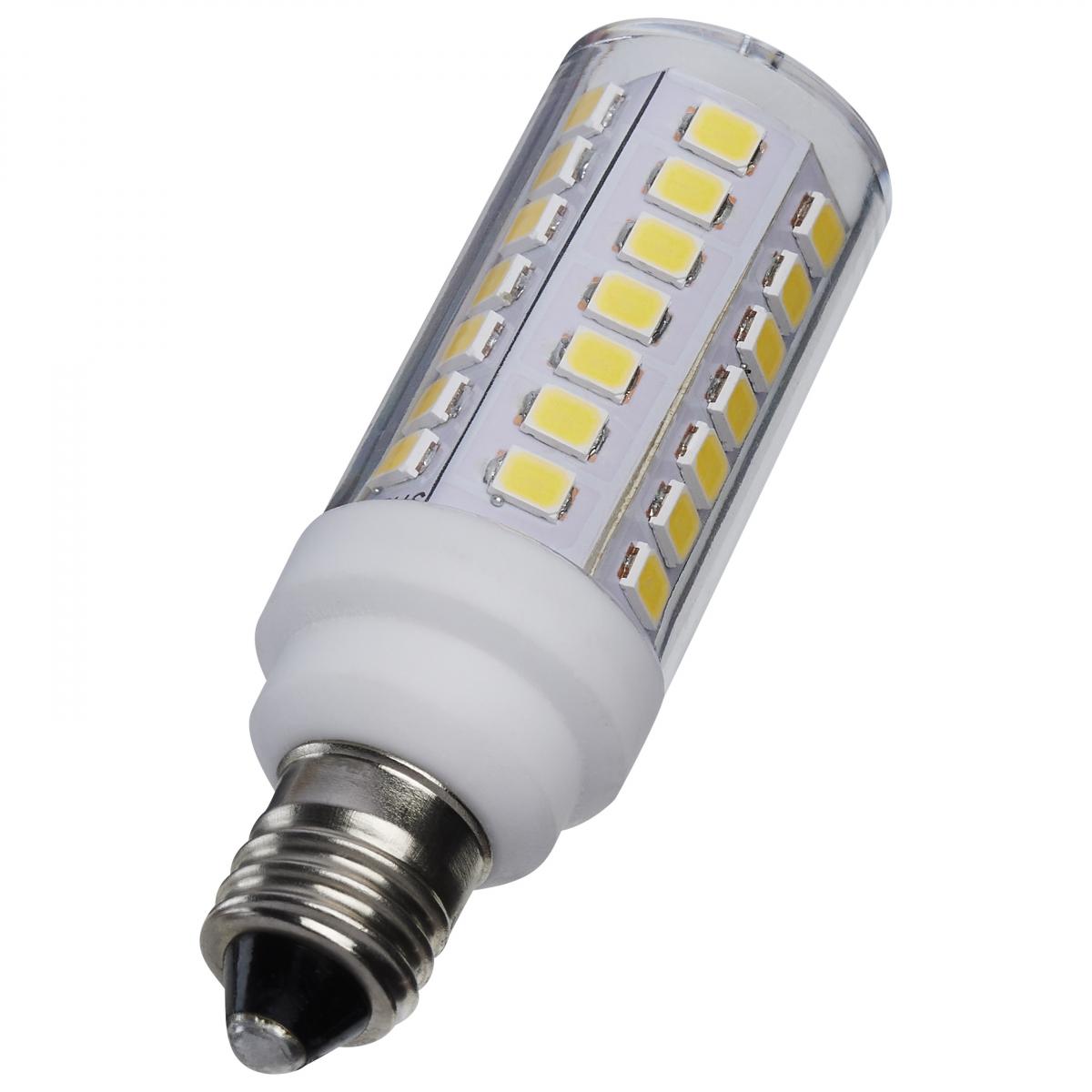 T6 Mini LED Bulb, 5 Watts, 550 Lumens, 5000K, E11 Mini-Candelabra Base, Clear Finish, 120V - Bees Lighting