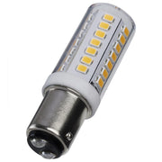 T6 Mini LED Bulb, 5 Watts, 550 Lumens, 3000K, BA15d Double Bayonet Base, Clear Finish, 120V - Bees Lighting