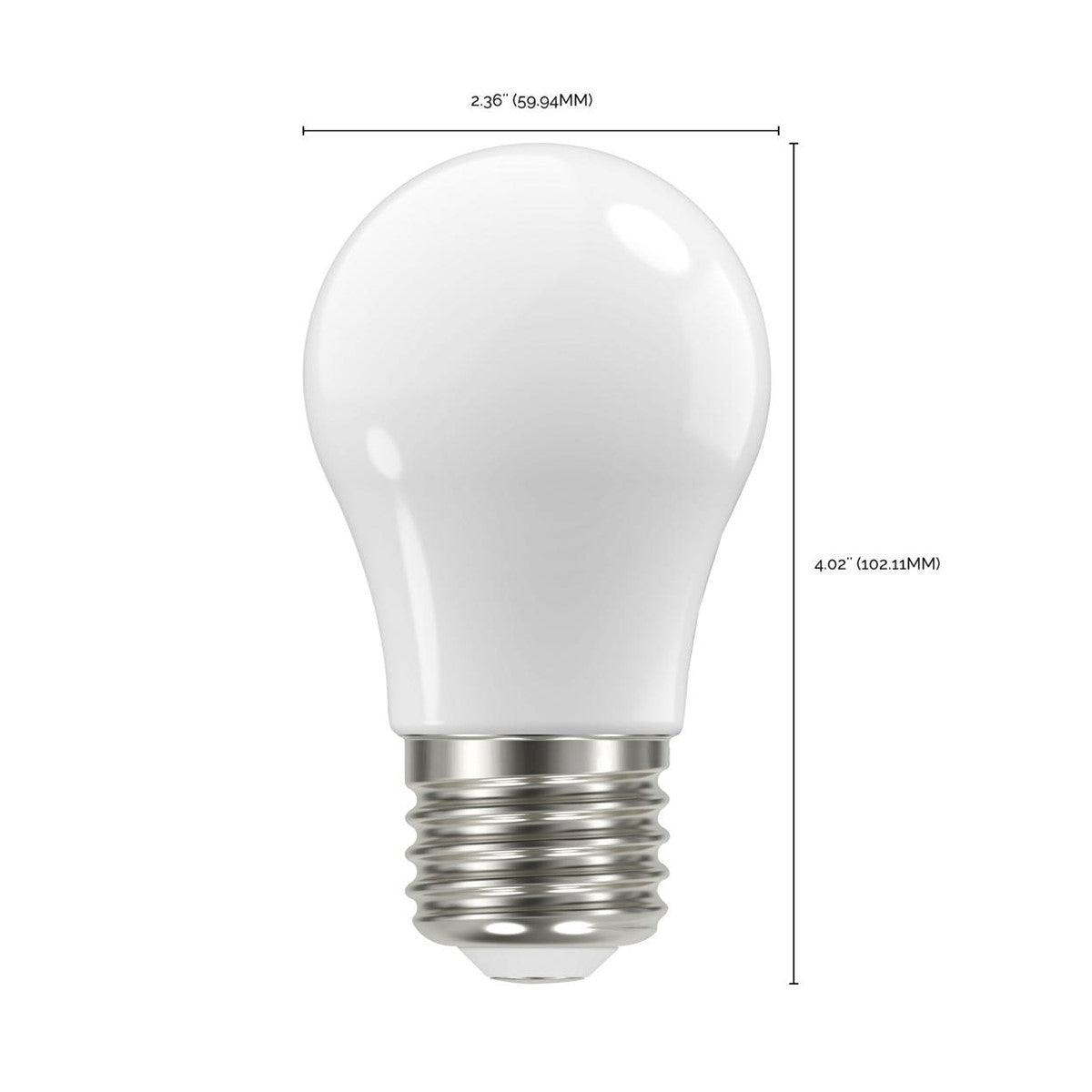 A19 LED Bulb, 75W Equivalent, 11 Watt, 1100 Lumens, 3000K, E26 Medium Base, Frosted Finish, Pack Of 4 - Bees Lighting
