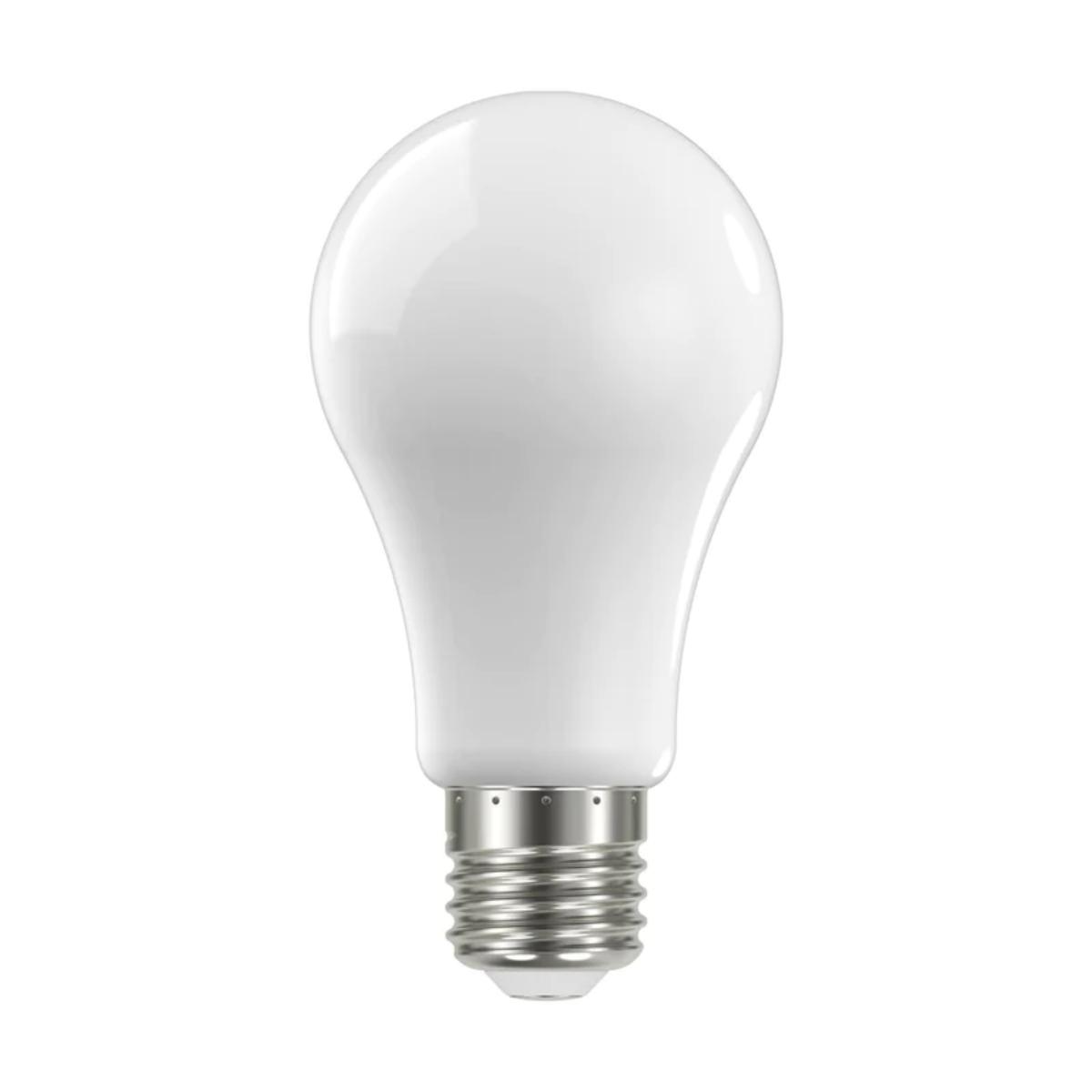 A19 LED Bulb, 100W Equivalent, 14 Watt, 1500 Lumens, 2700K, E26 Medium Base, Frosted Finish, Pack Of 4