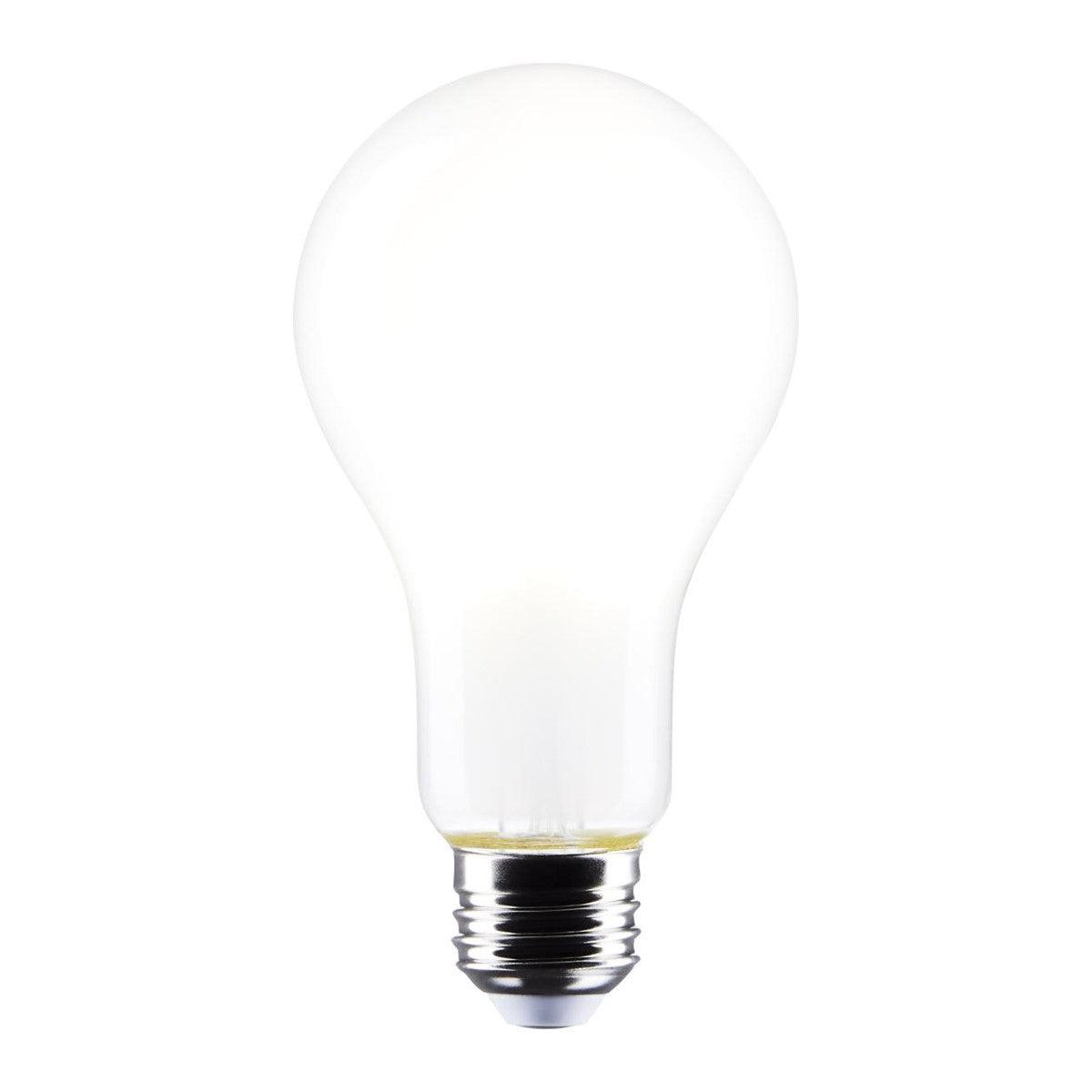 A21 LED Bulb, 17 Watt, 2000 Lumens, 3000K, E26 Medium Base, Frosted Finish