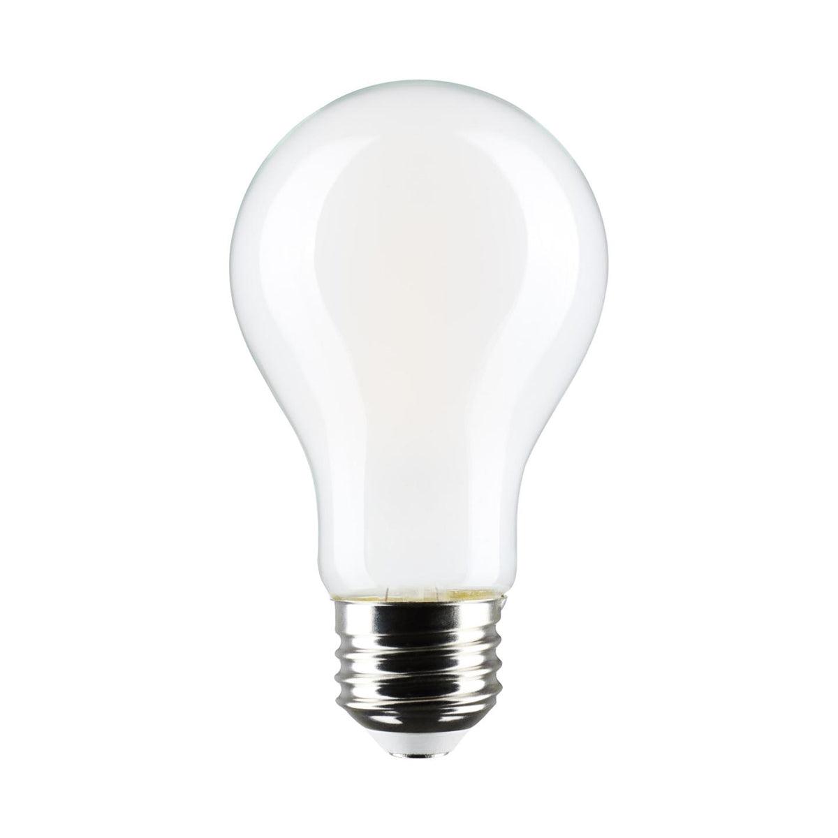 A19 LED Bulb, 100W Equivalent, 8 Watt, 800 Lumens, 2700K, E26 Medium Base, Frosted Finish, Pack Of 4 - Bees Lighting