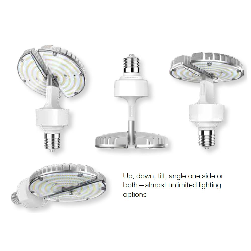 LED Deformable Retrofit Lamp, 70W, 10500 Lumens, 2700K, EX39 Mogul Extended Mogul Base, 120-277V