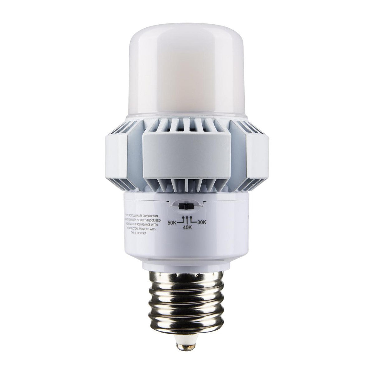 Retrofit LED Corn Bulb, 35W, 4550 Lumens, Selectable CCT, 30K/40K/50K, E39 Mogul Base, 120-277V