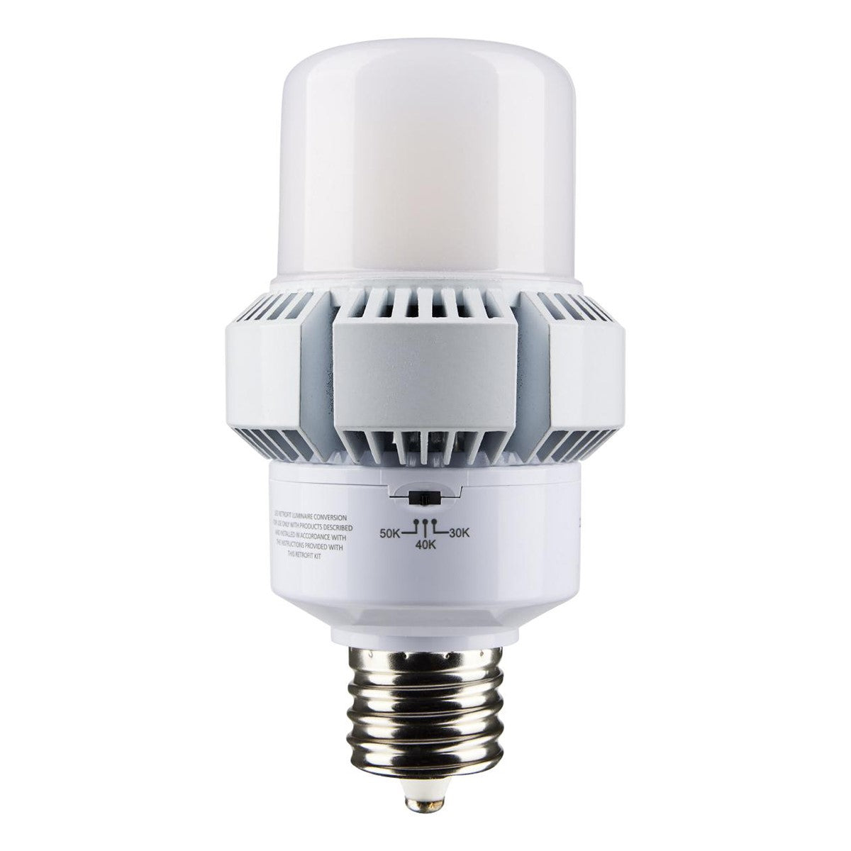 Retrofit LED Corn Bulb, 45W, 5850 Lumens, Selectable CCT, 30K/40K/50K, E39 Mogul Base, 120-277V