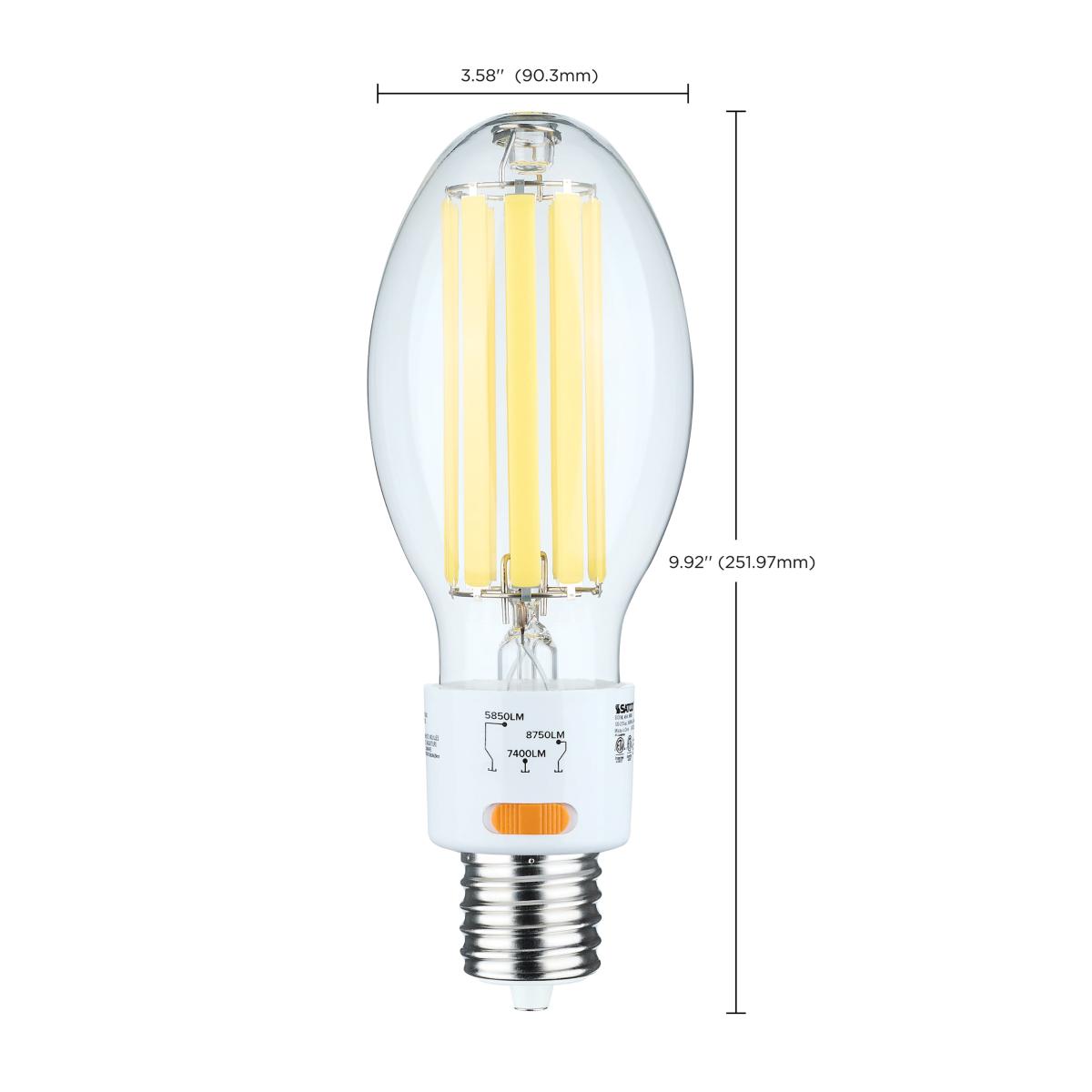 ED28 HID Replacement Lamp, 30W|38W|45W, 8750 Lm, 5000K, 320W MH Equal, EX39 Mogul, 120-277V - Bees Lighting