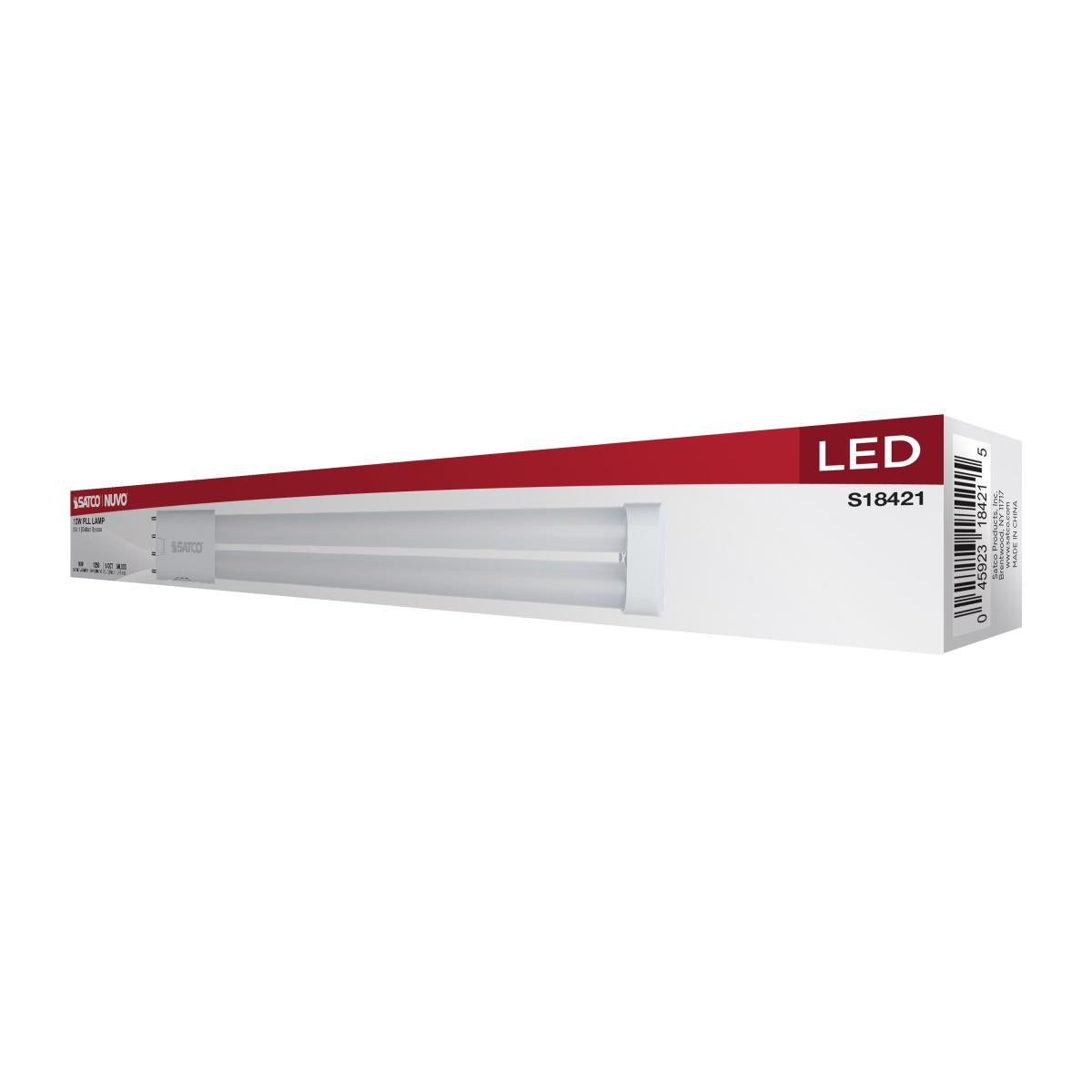 4 Pin PLL LED Lamp, 10 Watts, 1250lm, Ballast Bypass, 3000K to 6500K, 2G11 Base - Bees Lighting