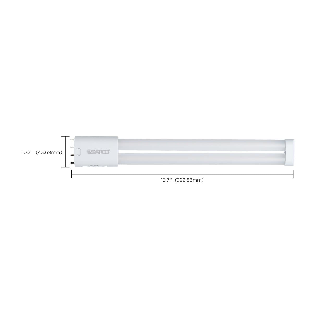 4 Pin PLL LED Lamp, 10 Watts, 1250lm, Ballast Bypass, 3000K to 6500K, 2G11 Base - Bees Lighting