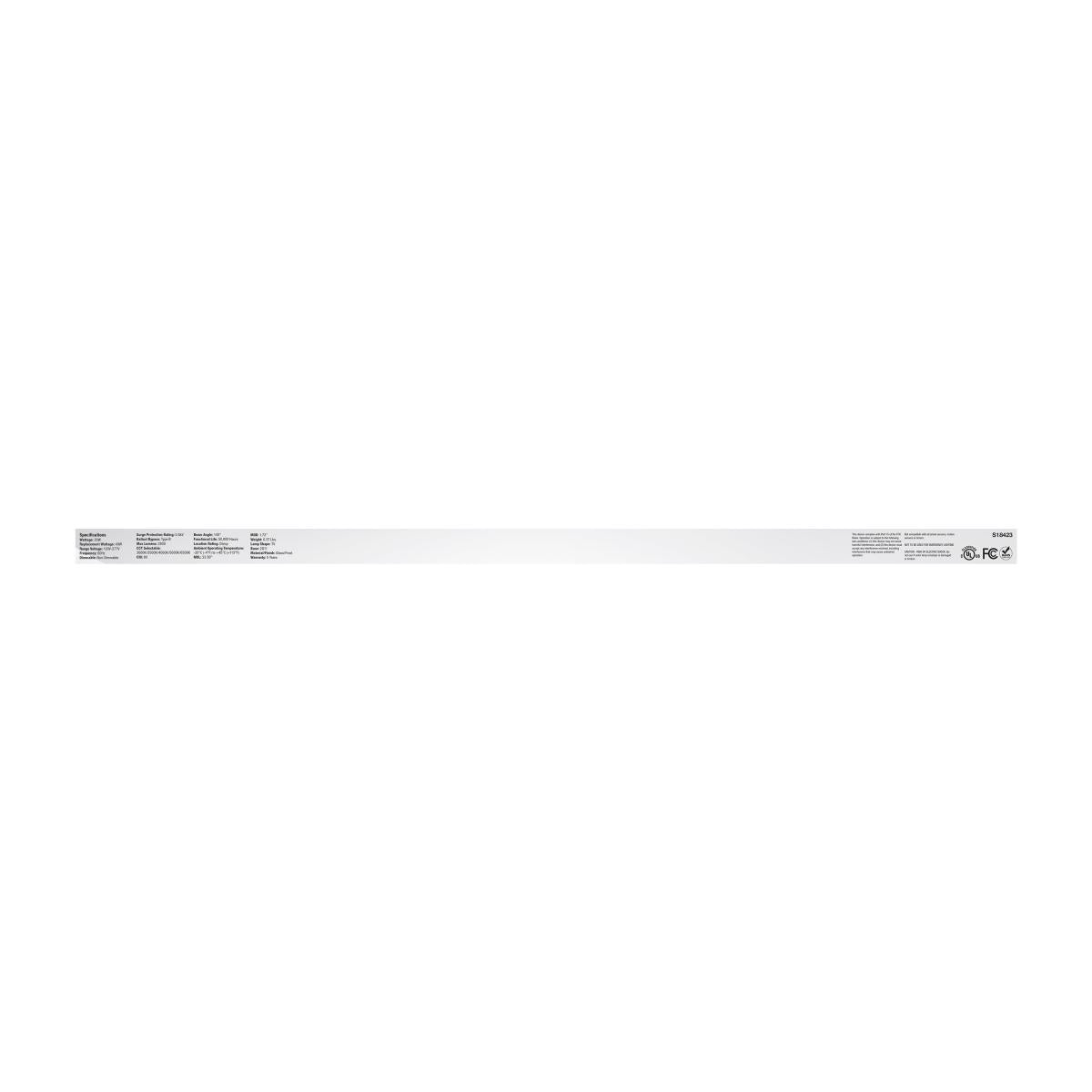 4 Pin PLL LED Lamp, 20 Watts, 2800lm, Ballast Bypass, 3000K to 6500K, 2G11 Base - Bees Lighting