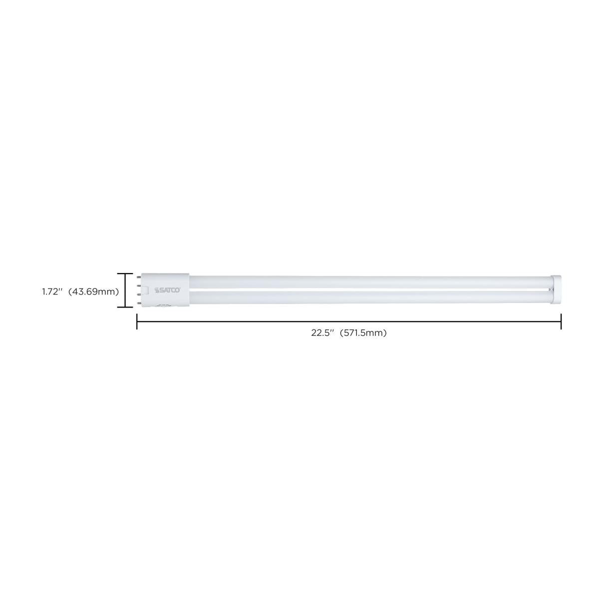 4 Pin PLL LED Lamp, 20 Watts, 2800lm, Ballast Bypass, 3000K to 6500K, 2G11 Base - Bees Lighting