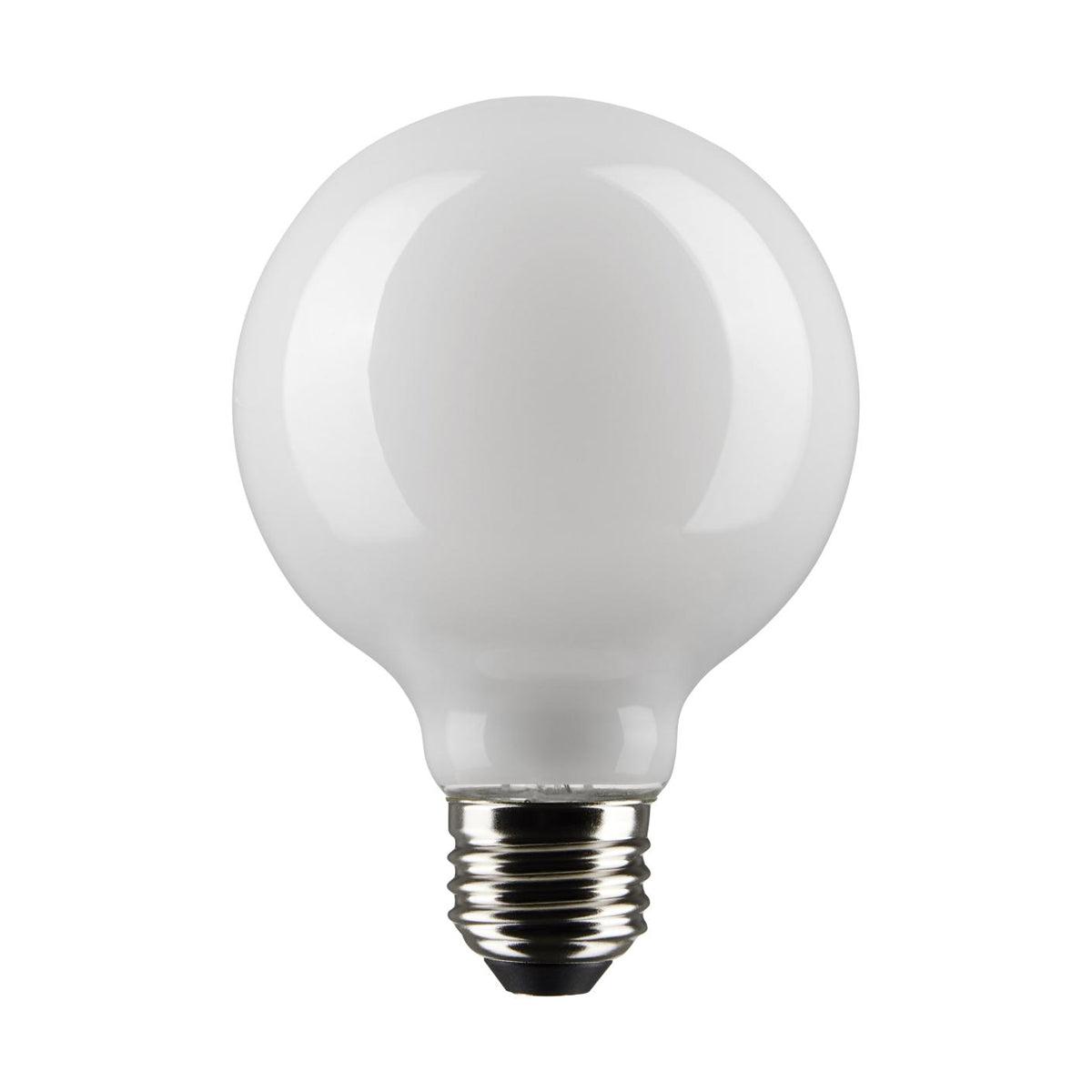 G25 LED Globe Bulb, 6 Watt, 500 Lumens, 4000K, E26 Medium Base, Frosted Finish - Bees Lighting