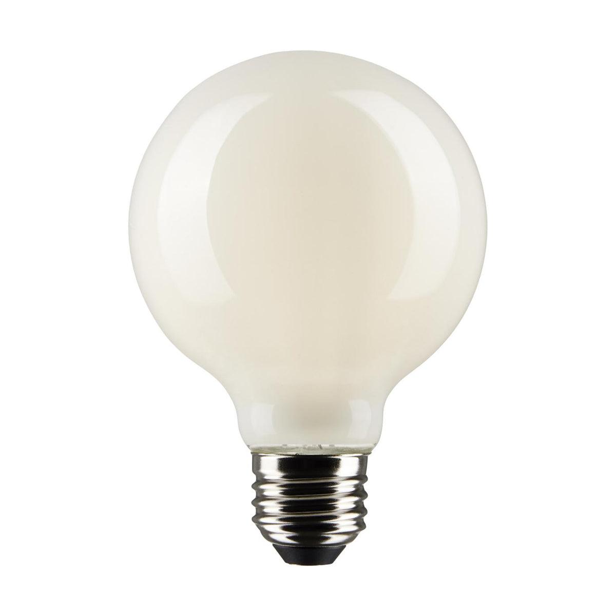 G25 LED Globe Bulb, 6 Watt, 500 Lumens, 4000K, E26 Medium Base, Frosted Finish