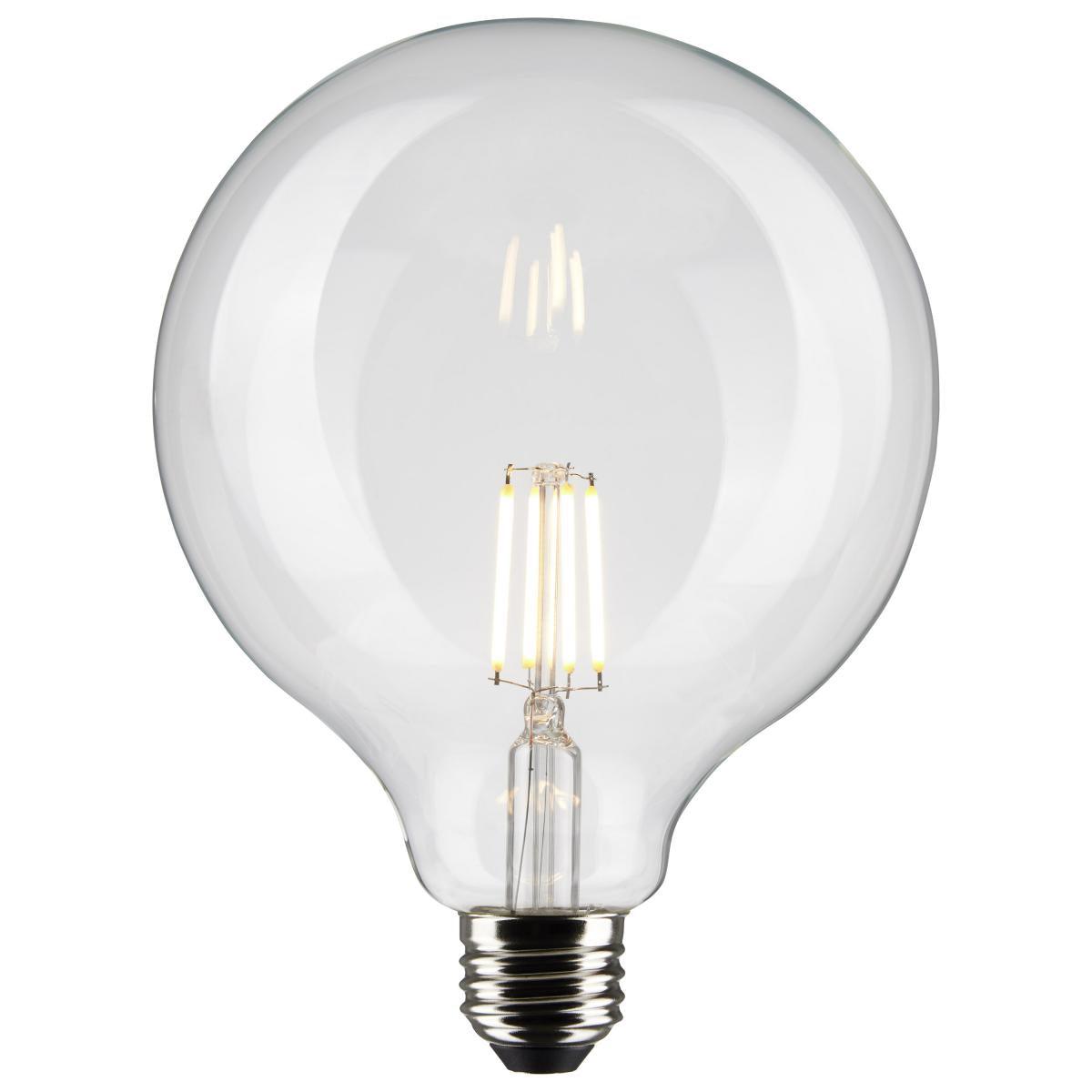 G40 Filament LED Globe Bulb, 4 Watt, 350 Lumens, 2700K, E26 Medium Base, Clear Finish - Bees Lighting