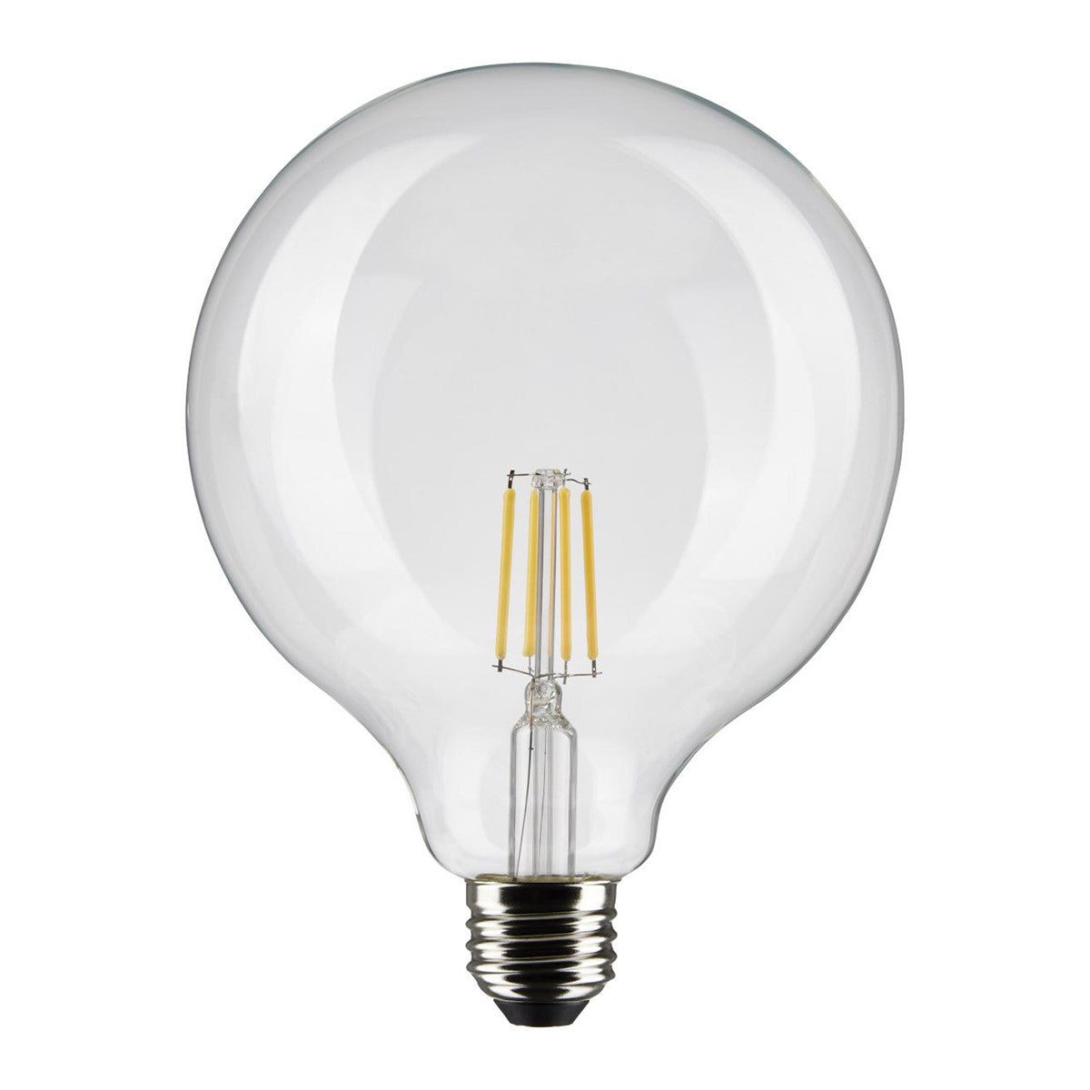 G40 Filament LED Globe Bulb, 6 Watts, 500 Lumens, 60W Equal, 2700K, E26 Medium Base, Clear - Bees Lighting