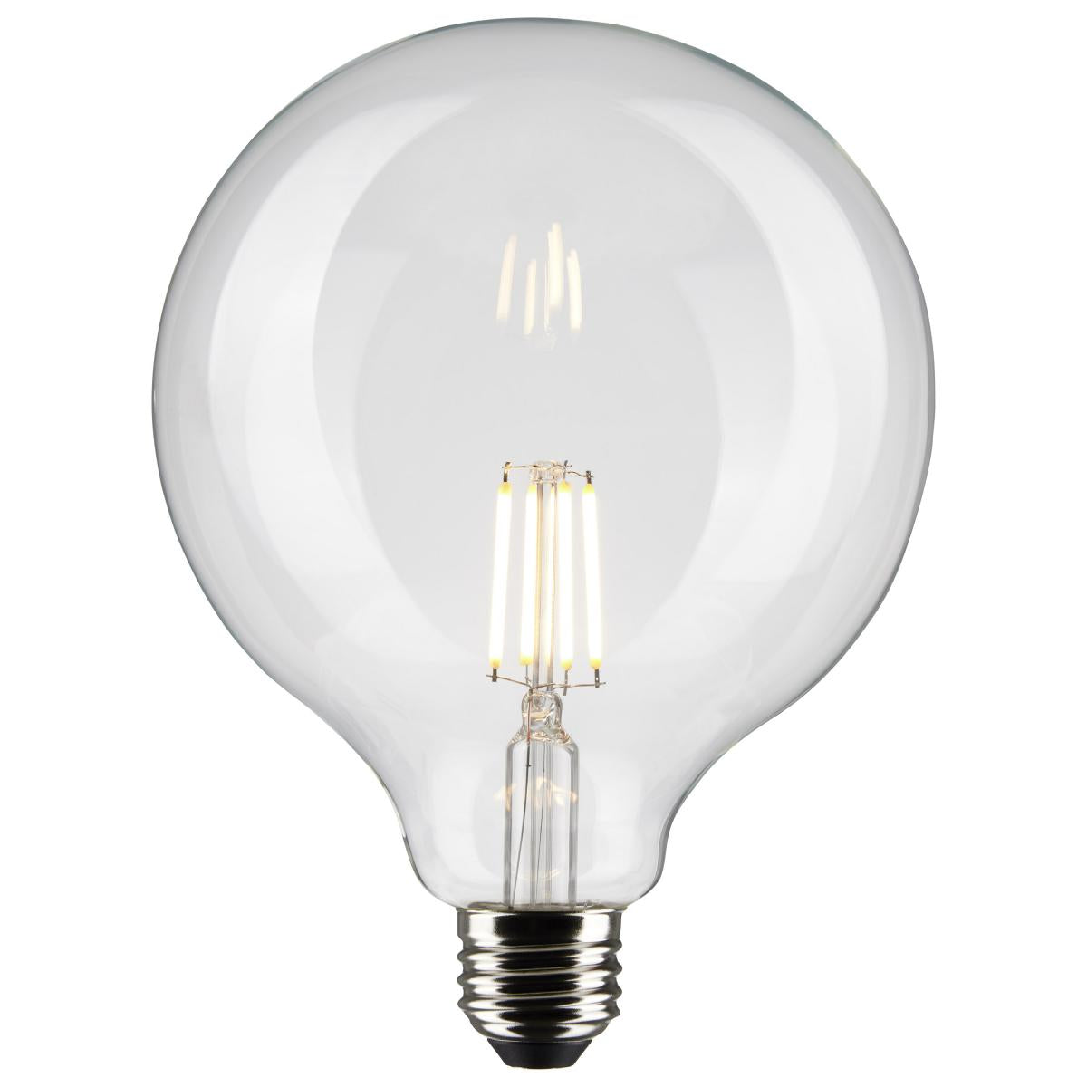G40 Filament LED Globe Bulb, 6 Watts, 500 Lumens, 60W Equal, 2700K, E26 Medium Base, Clear - Bees Lighting