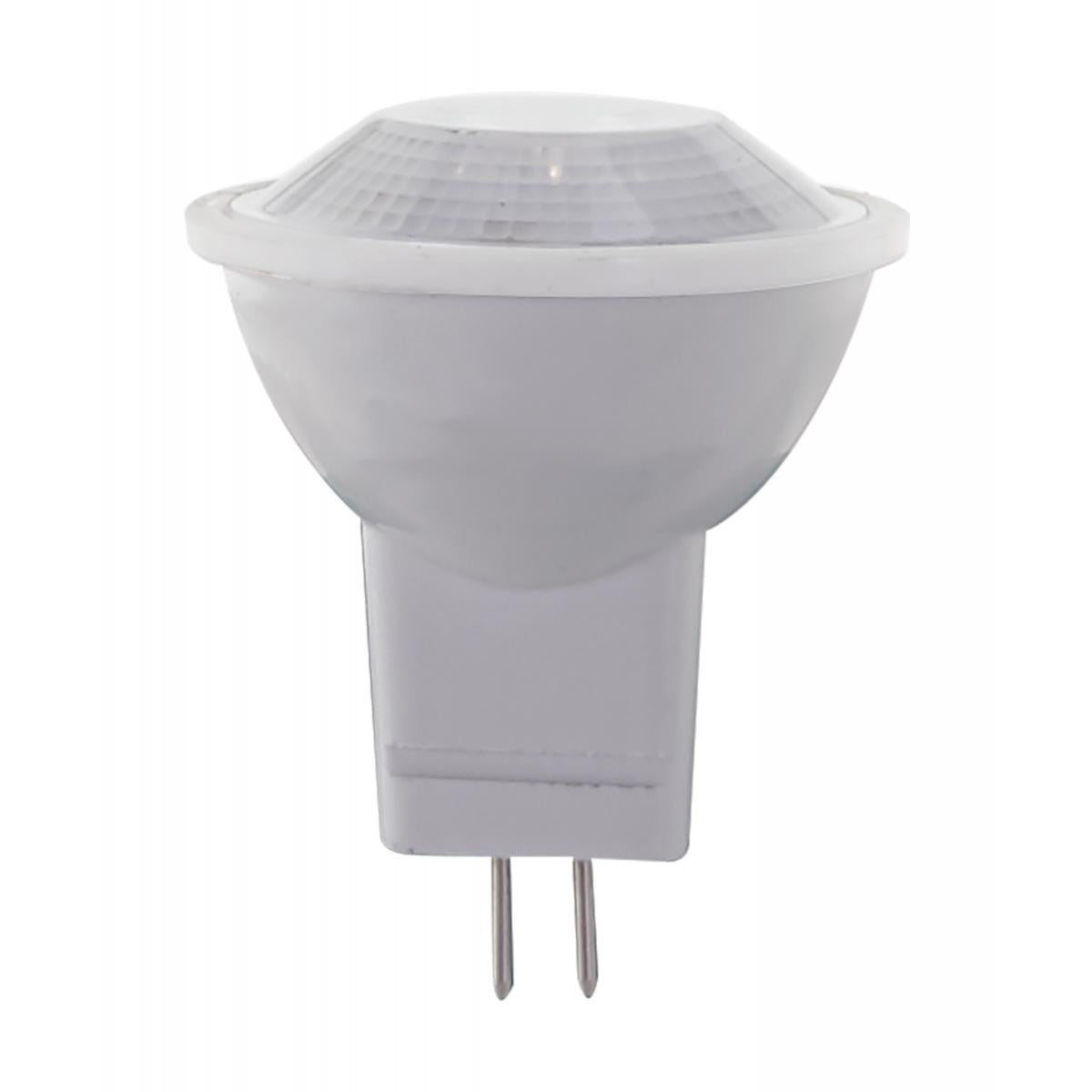 LED MR11 Reflector Bulb, 2 Watt, 100 Lumens, 3000K, GU4 Base, 36 Deg. Flood, Dimmable, Pack Of 2