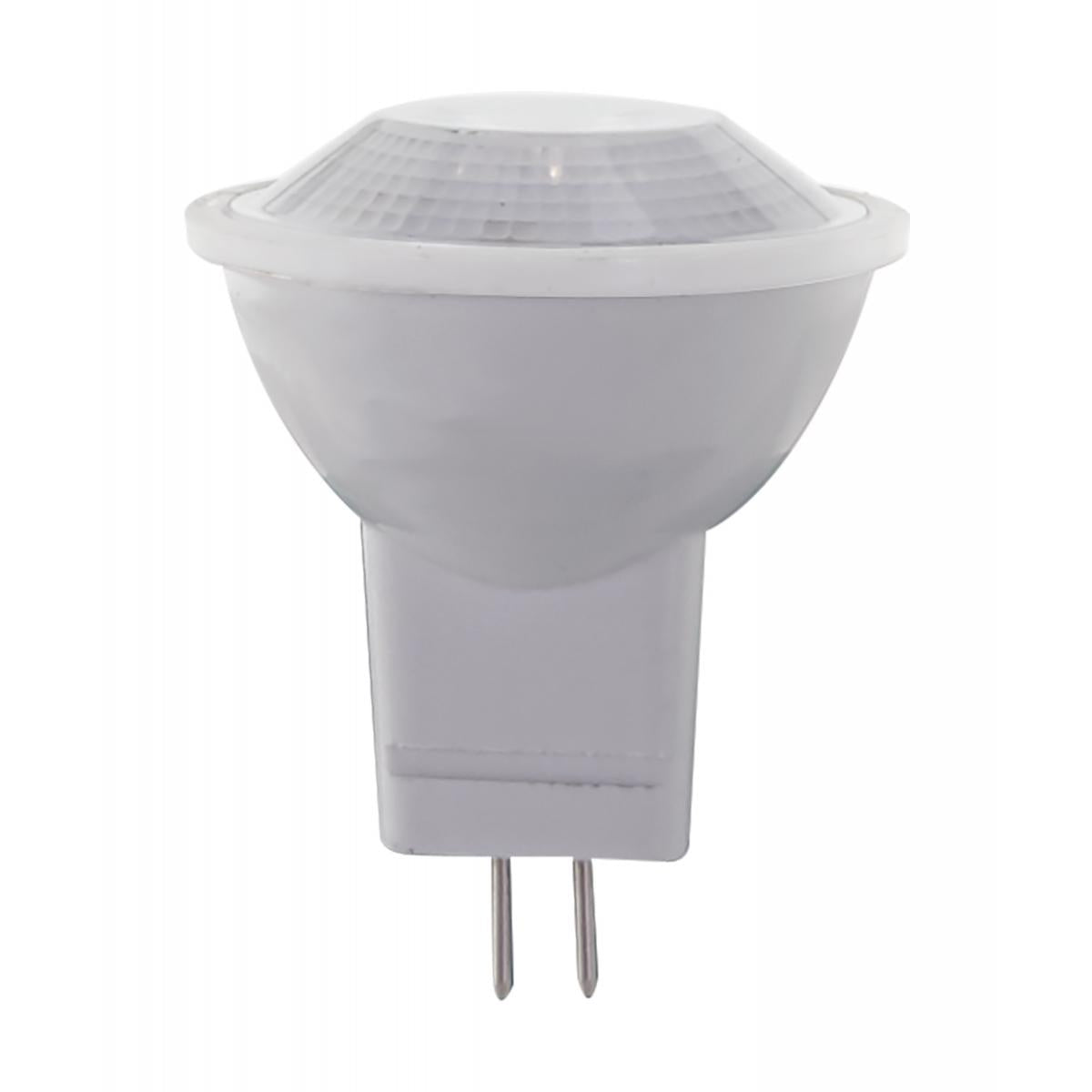 MR11 LED Bulb, 2 Watts, 100 Lumens, 3000K, GU4 Base, 36° Flood, 12V, Pack of 2 - Bees Lighting