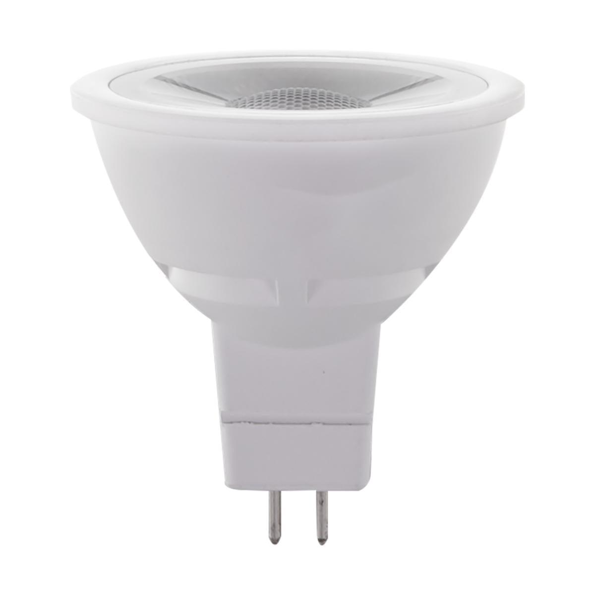 LED MR16 Reflector Bulb, 7 Watt, 600 Lumens, 3000K, GU5.3 Base, Frosted Finish, Pack Of 2