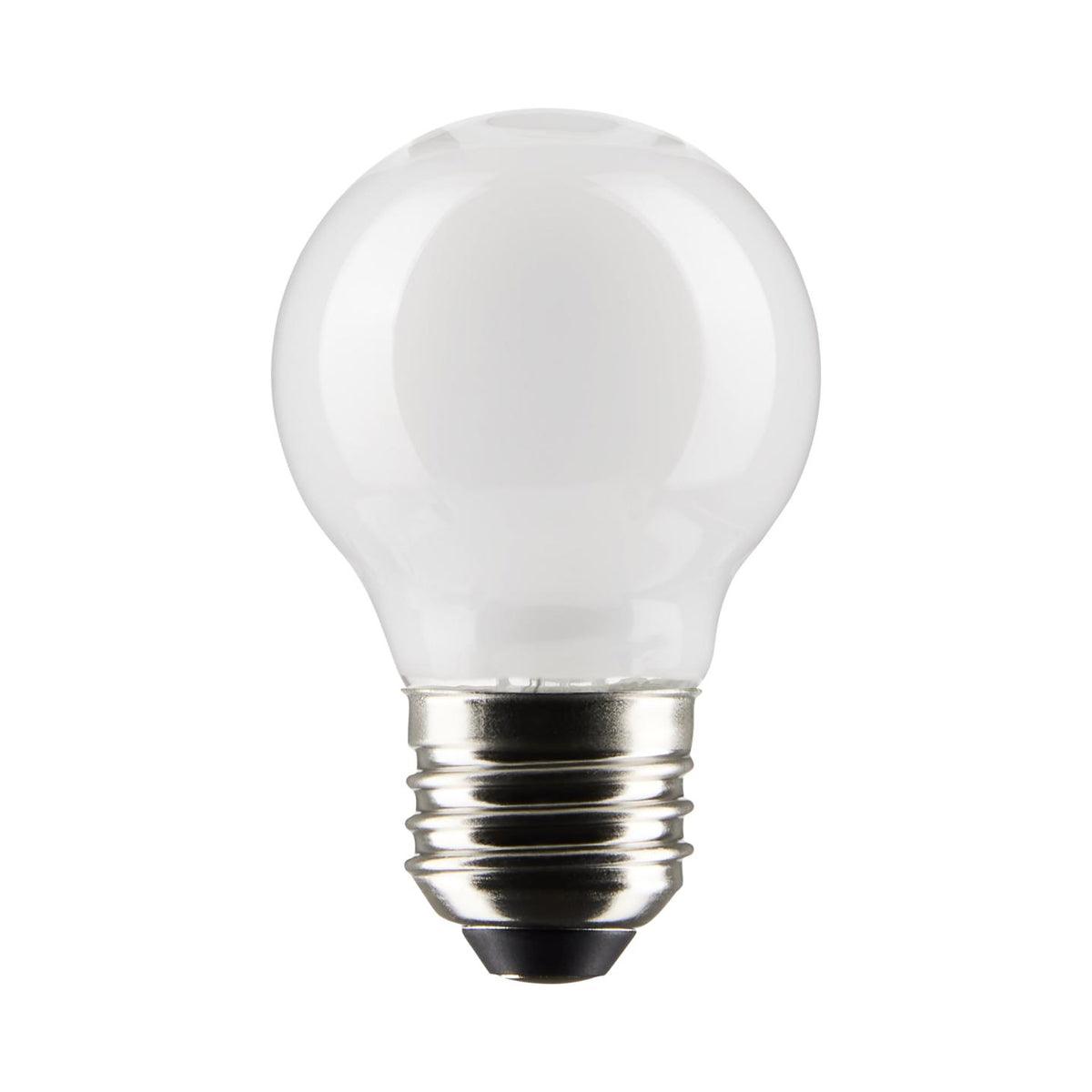 G16.5 LED Globe Bulb, 5 Watt, 350 Lumens, 2700K, E26 Medium Base, Frosted Finish, Pack Of 2 - Bees Lighting