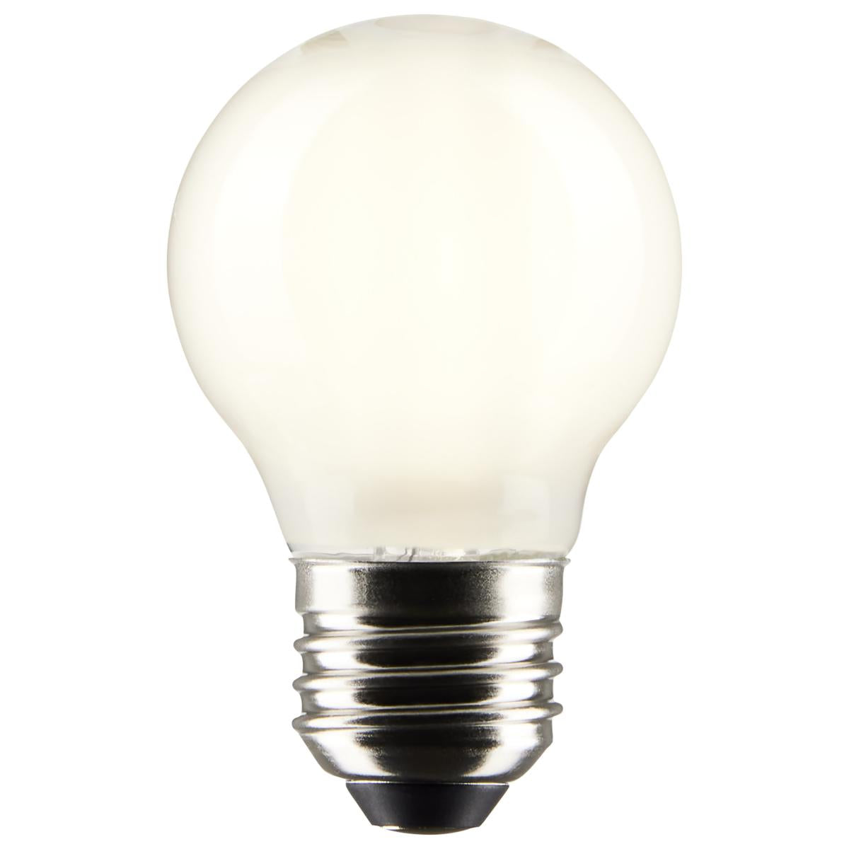 G16.5 LED Globe Bulb, 5W, 350 Lumens, 40W Equal, 2700K, E26 Base, Frosted, Pack of 2 - Bees Lighting