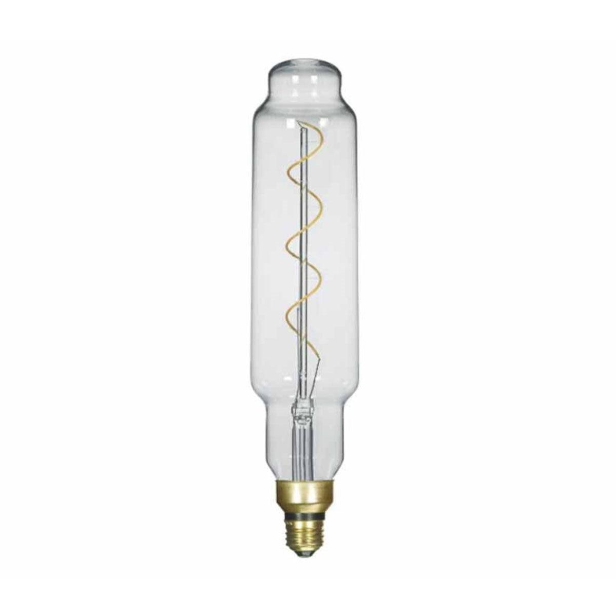 LED T24 Single Tube Bulb, 4 Watt, 200 Lumens, 2100K, E26 Medium Base, Clear Finish