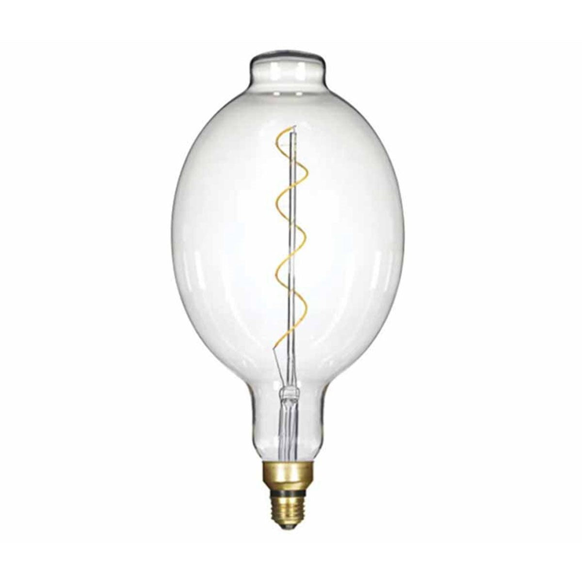 BT56 Bulged Tube Filament LED Bulb, 4 Watt, 200 Lumens, 2100K, E26 Medium Base, Clear Finish