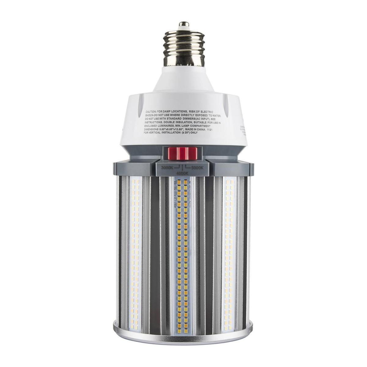 Hi-Pro Retrofit LED Corn Bulb, 120W, 16800 Lumens, Selectable CCT, 30K/40K/50K, EX39 Mogul Extended Base, 120-277V - Bees Lighting