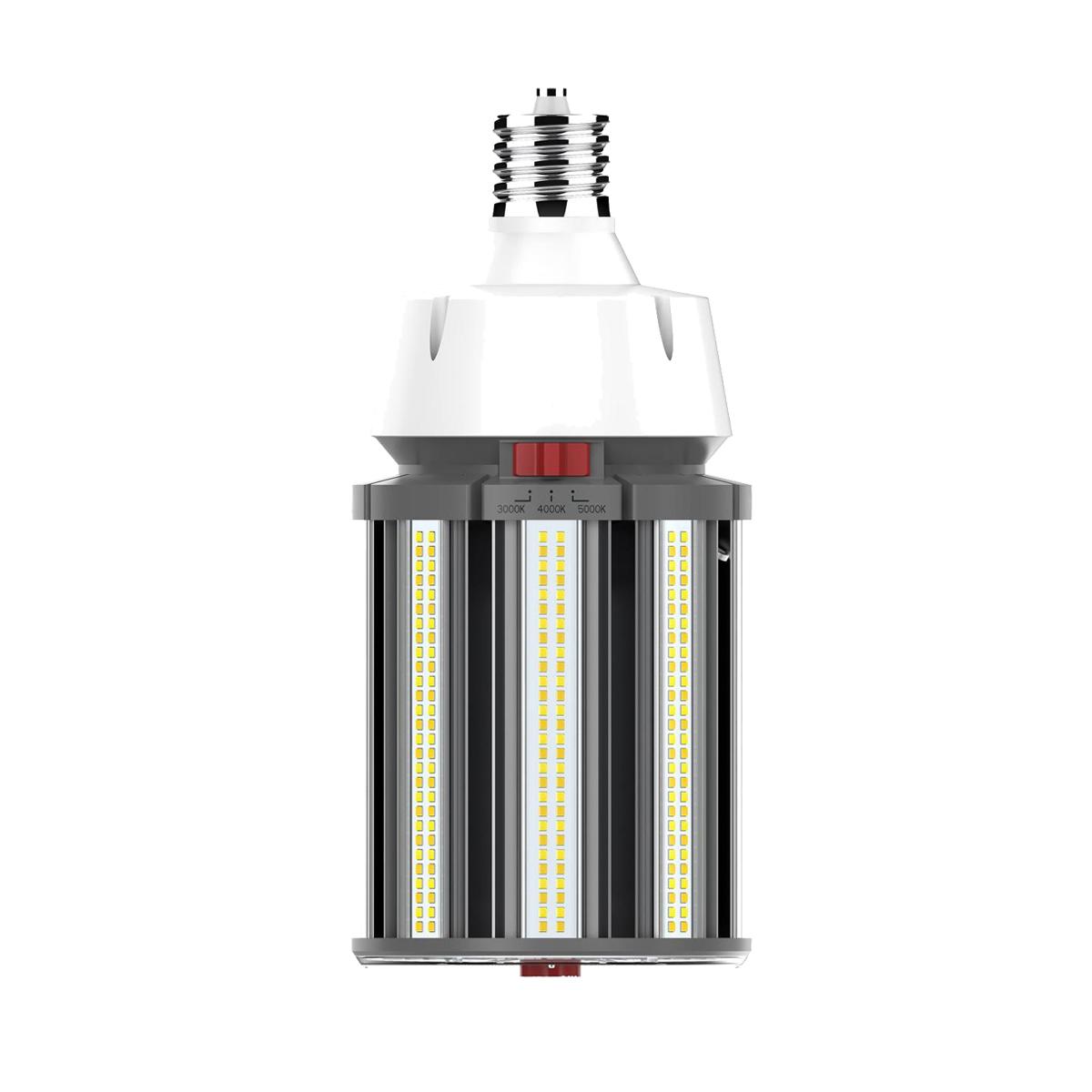 Hi-Pro Retrofit LED Corn Bulb, 120W, 16800 Lumens, Selectable CCT, 30K/40K/50K, EX39 Mogul Extended Base, 120-277V - Bees Lighting