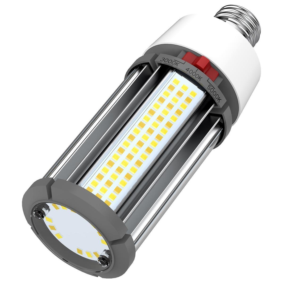 Retrofit LED Corn Bulb, 27W, 3780 Lumens, Selectable CCT, 30K/40K/50K, E26 Base, 347V - Bees Lighting